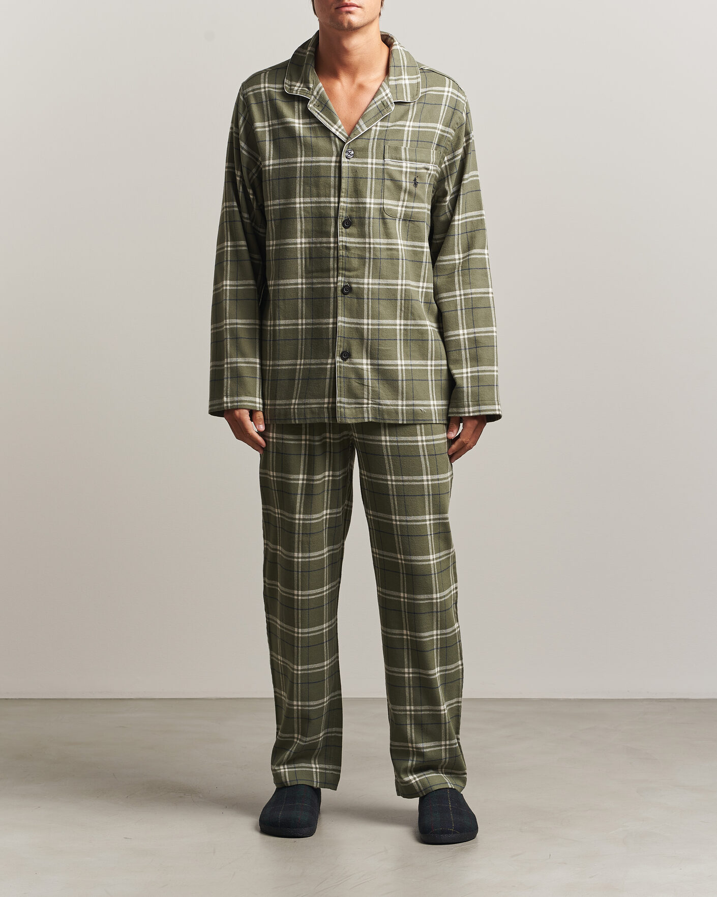 Heren | Pyjama's en gewaden | Polo Ralph Lauren | Pyjamas Set Olive/Navy
