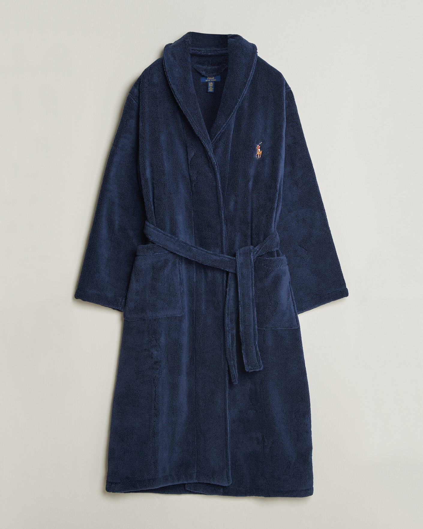 Heren | Pyjama's en gewaden | Polo Ralph Lauren | Cotton Terry Robe Newport Navy