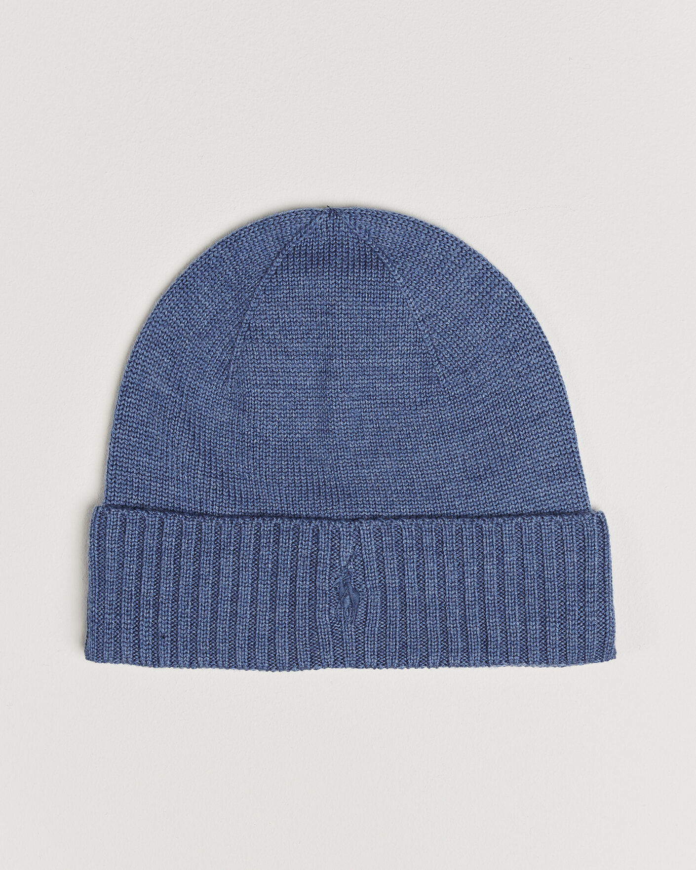 Heren | Mutsen | Polo Ralph Lauren | Merino Beanie Clarity Blue Heather