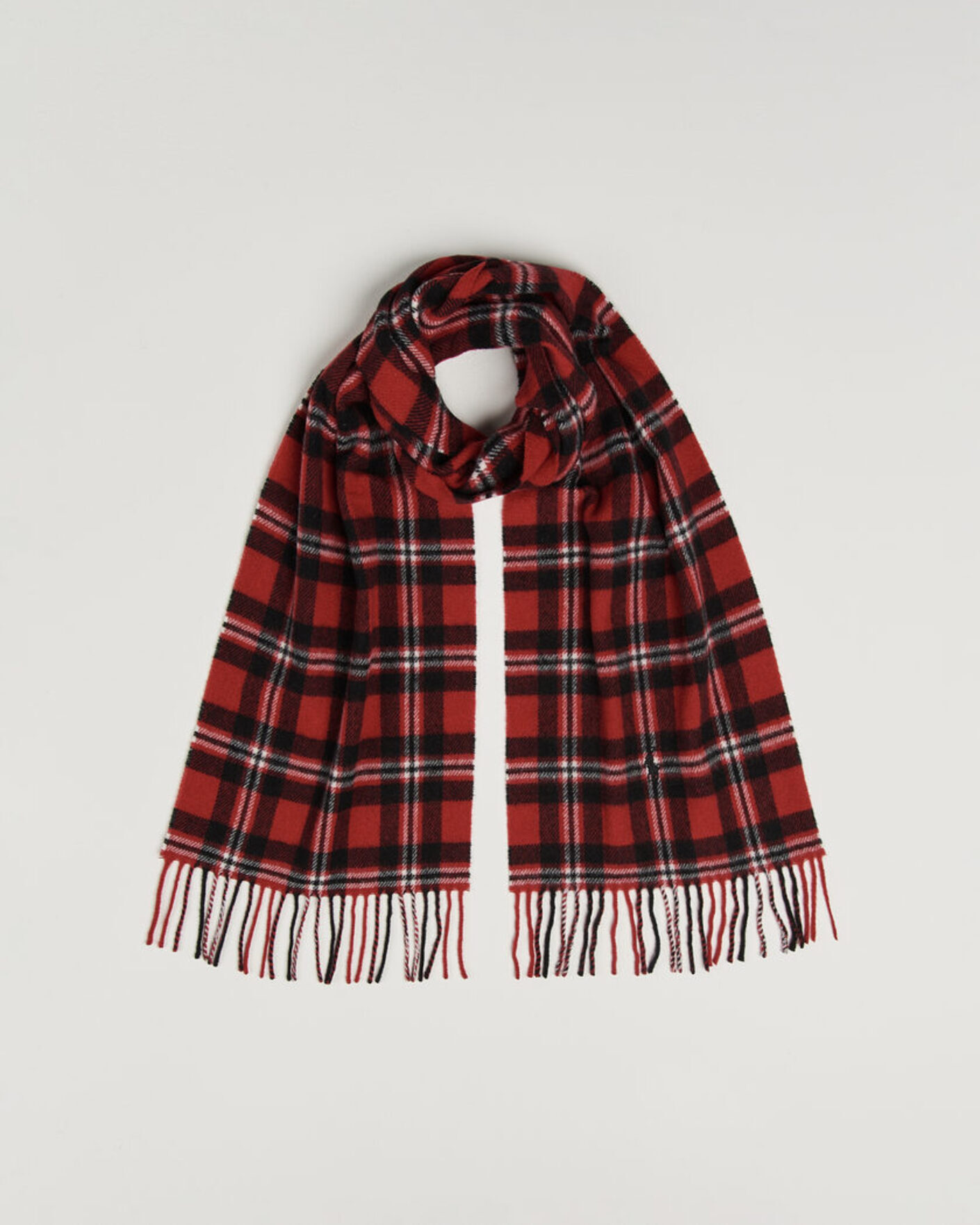 Heren | Sjaals | Polo Ralph Lauren | Classic Wool Scarf Red/Black