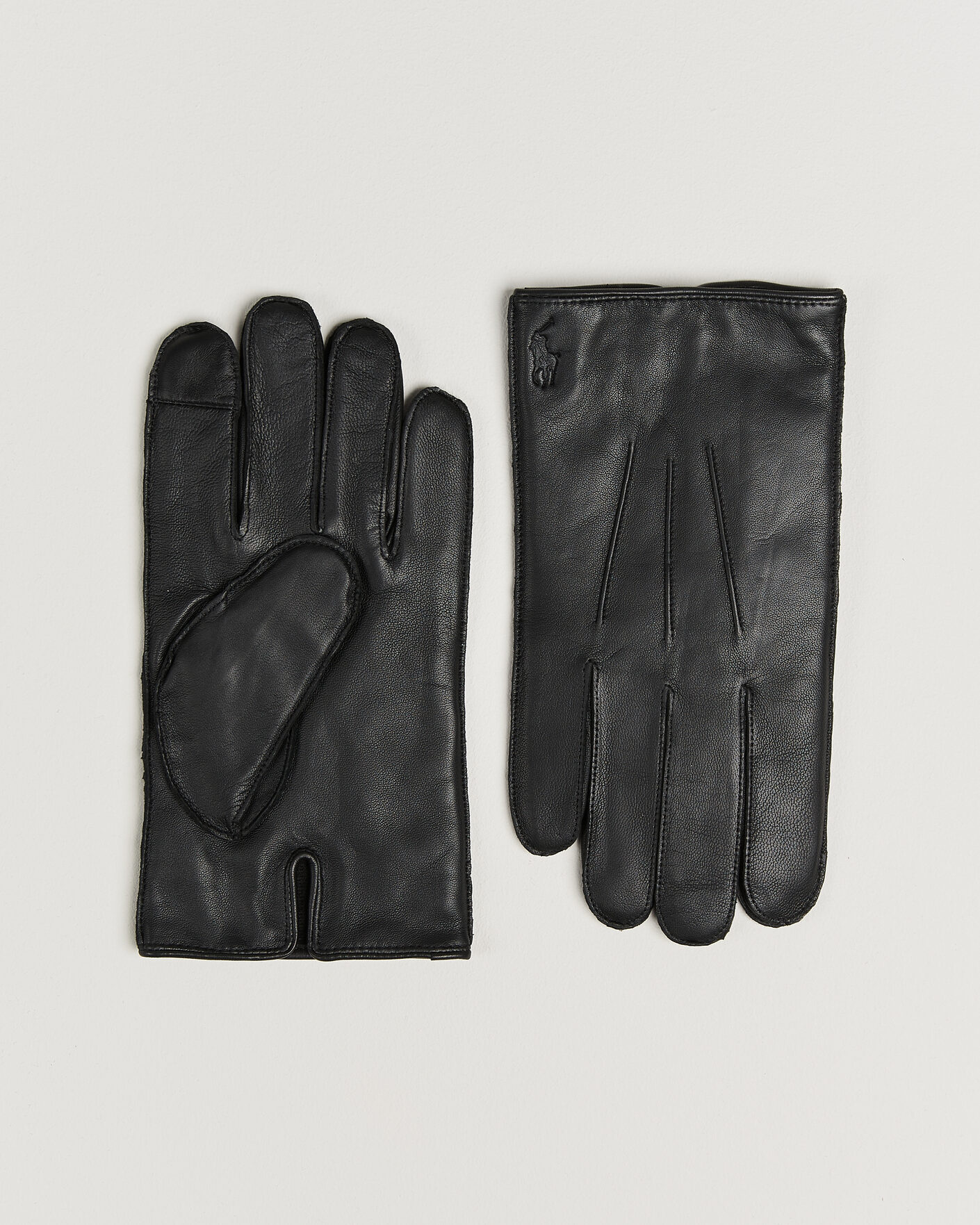 Heren | Handschoenen | Polo Ralph Lauren | Water-Repellent Leather Gloves Black