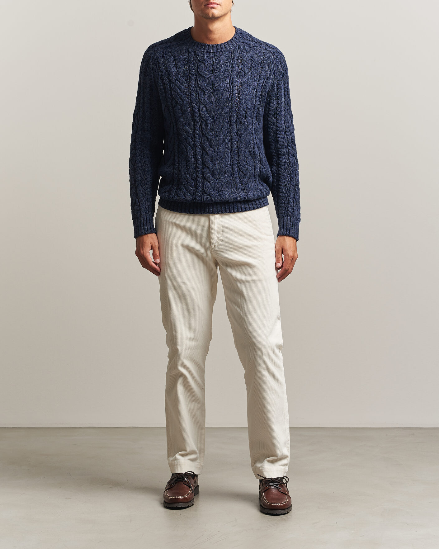 Heren | Broeken | Polo Ralph Lauren | Bedford Corduroy 5-Pocket Pants Warm White