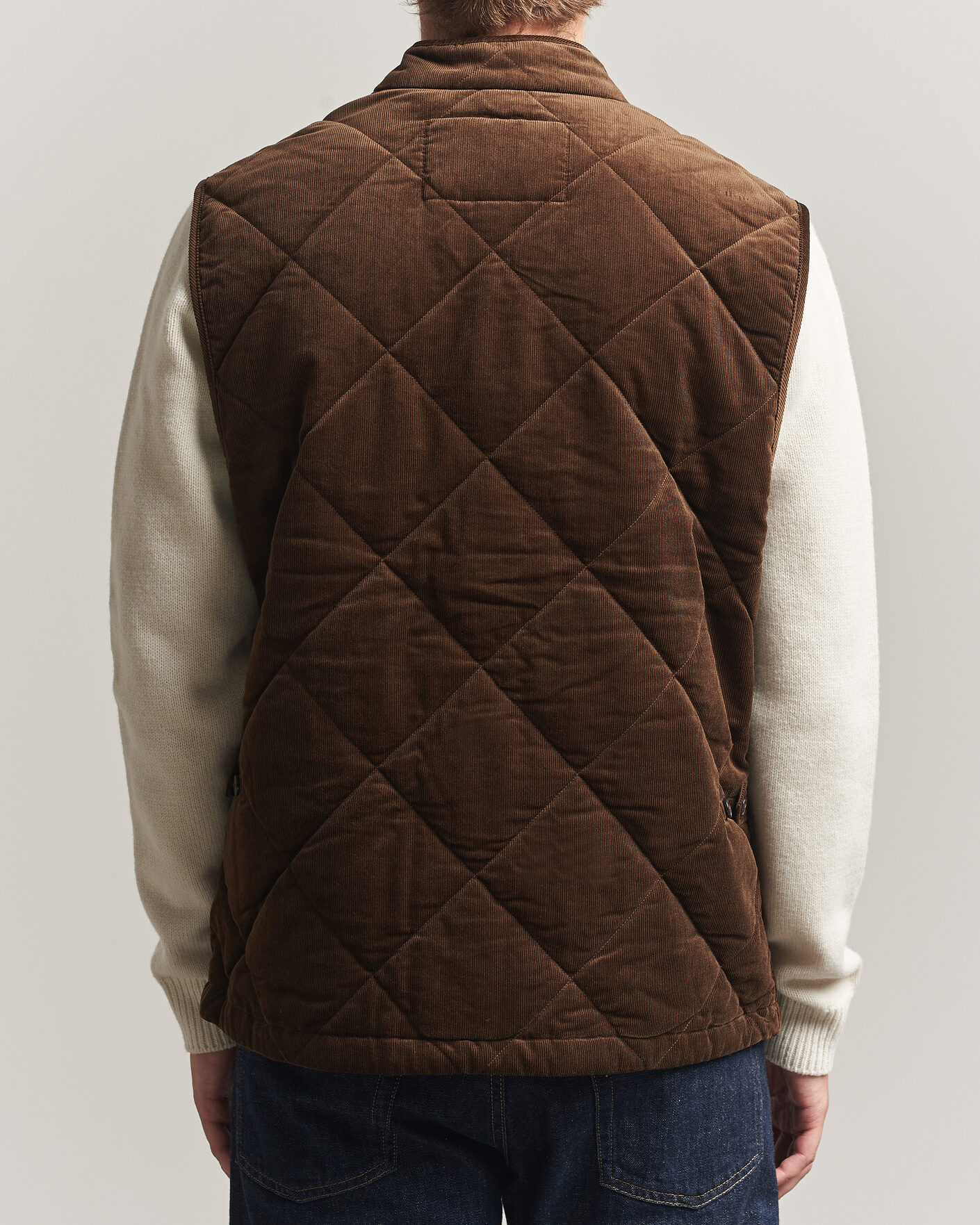 Heren | Gilets | Polo Ralph Lauren | Quilted Corduroy Vest Cooper Brown