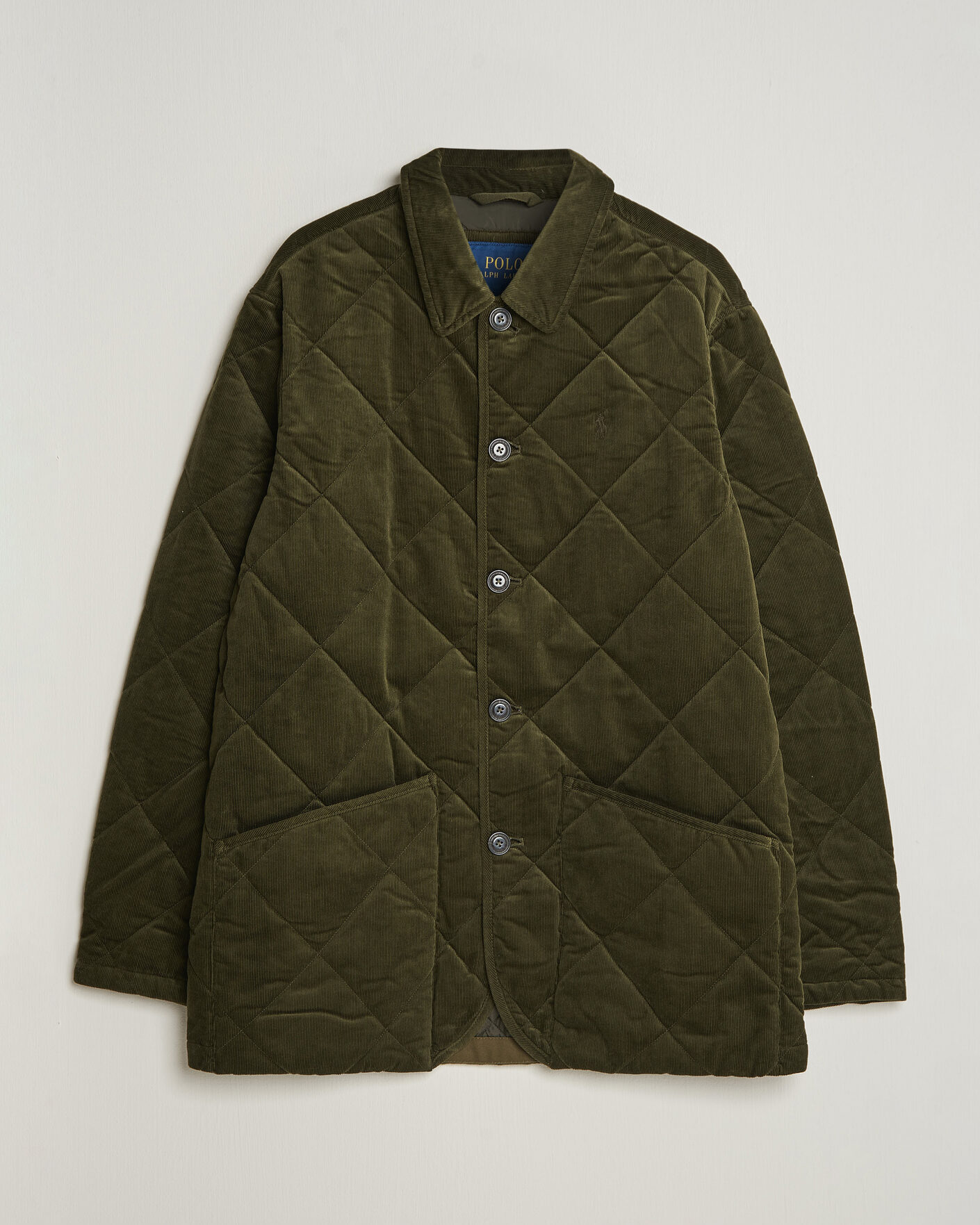 Heren | Jassen | Polo Ralph Lauren | Quilted Corduroy Car Coat Company Olive
