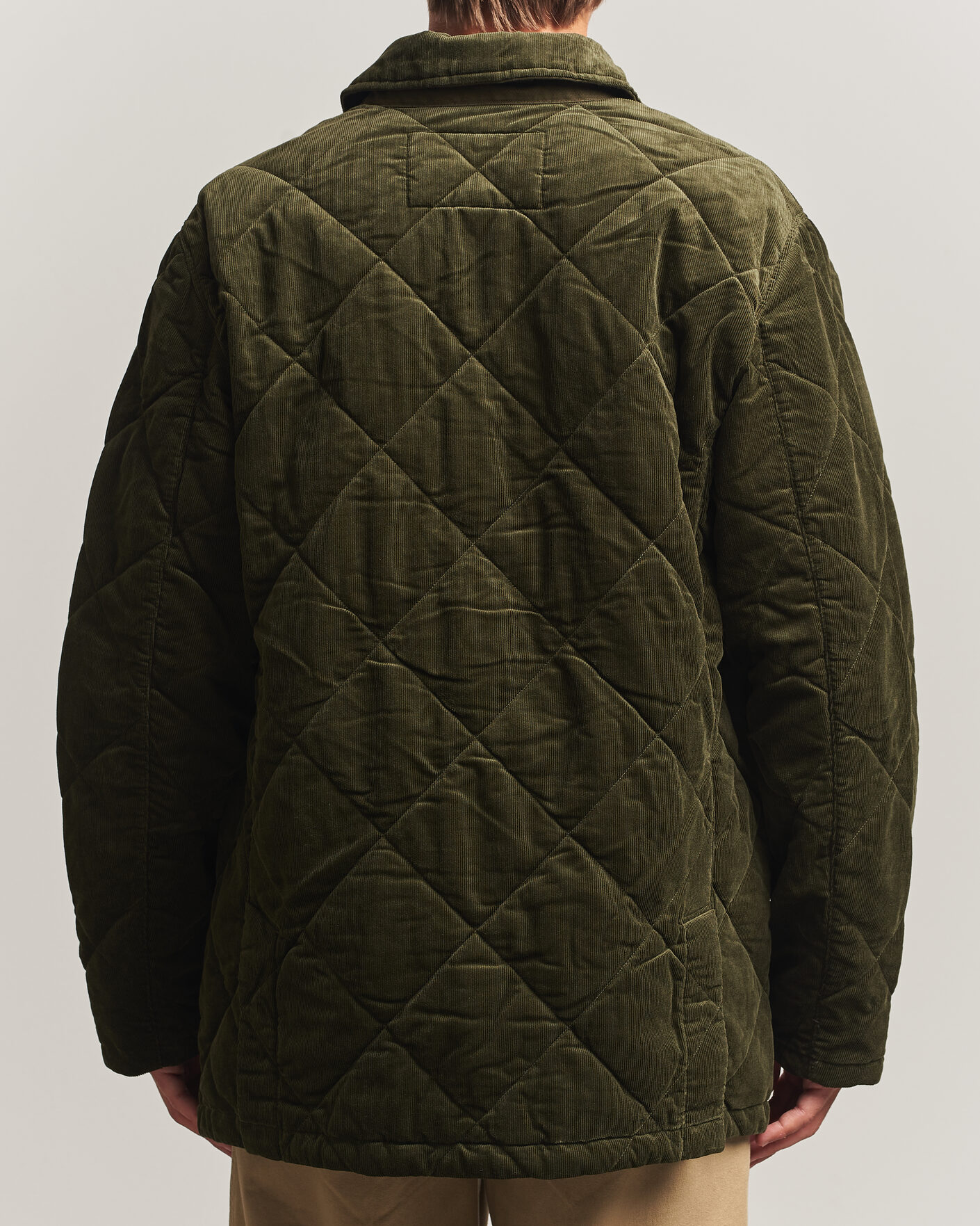 Heren | Jassen | Polo Ralph Lauren | Quilted Corduroy Car Coat Company Olive
