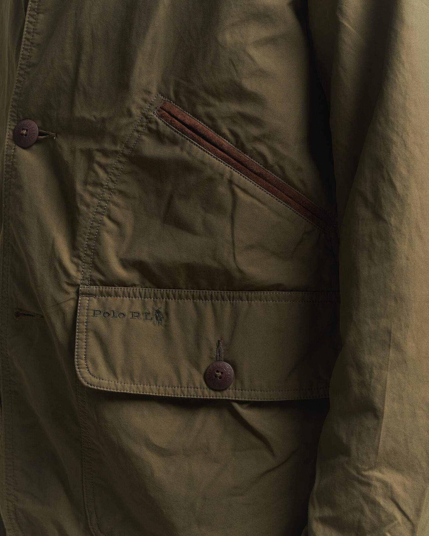 Heren | Jassen | Polo Ralph Lauren | Cotton Nylon Field Jacket Canopy Olive
