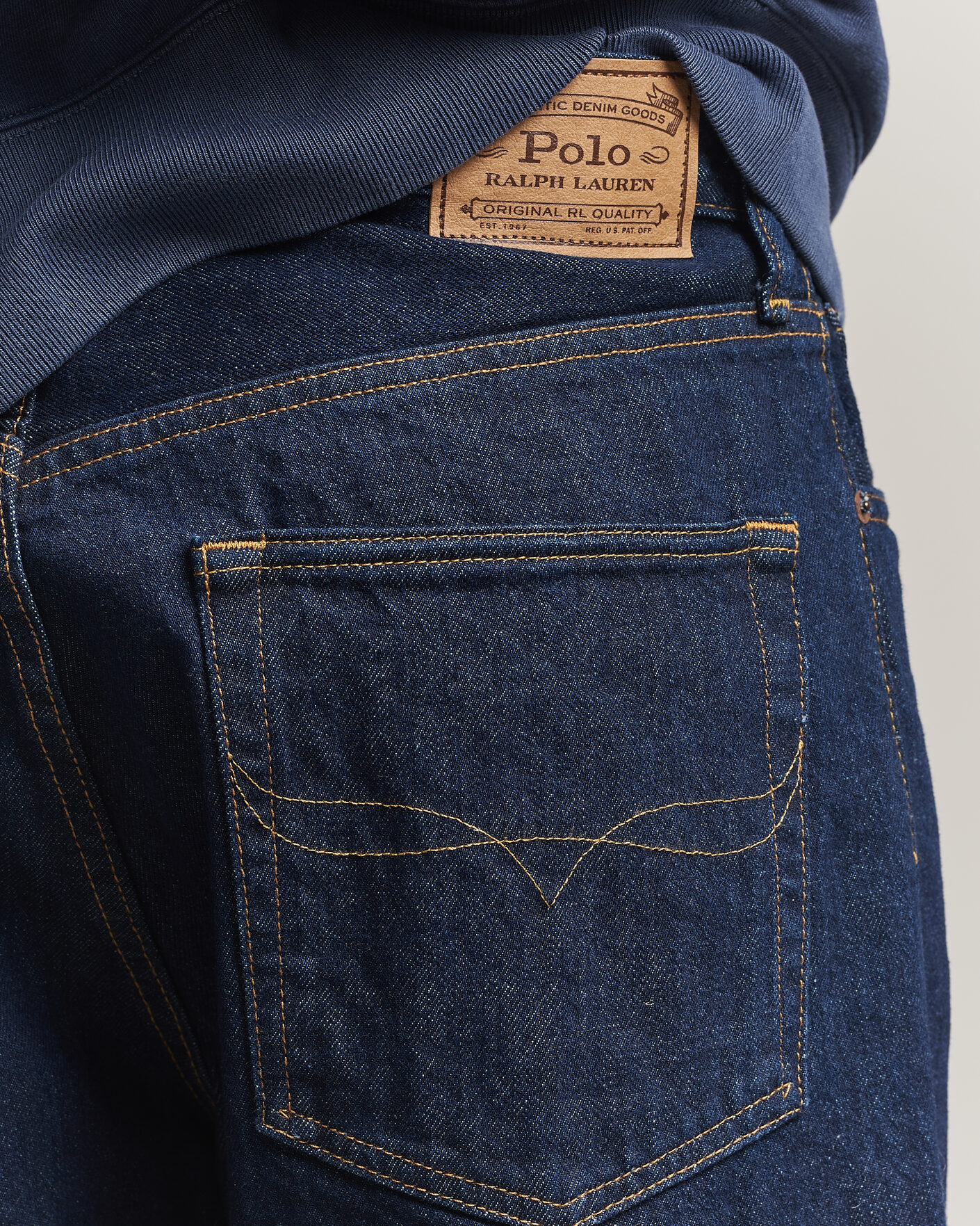 Heren | Broeken | Polo Ralph Lauren | Relaxed Fit Ridgid Denim Jeans Beekman