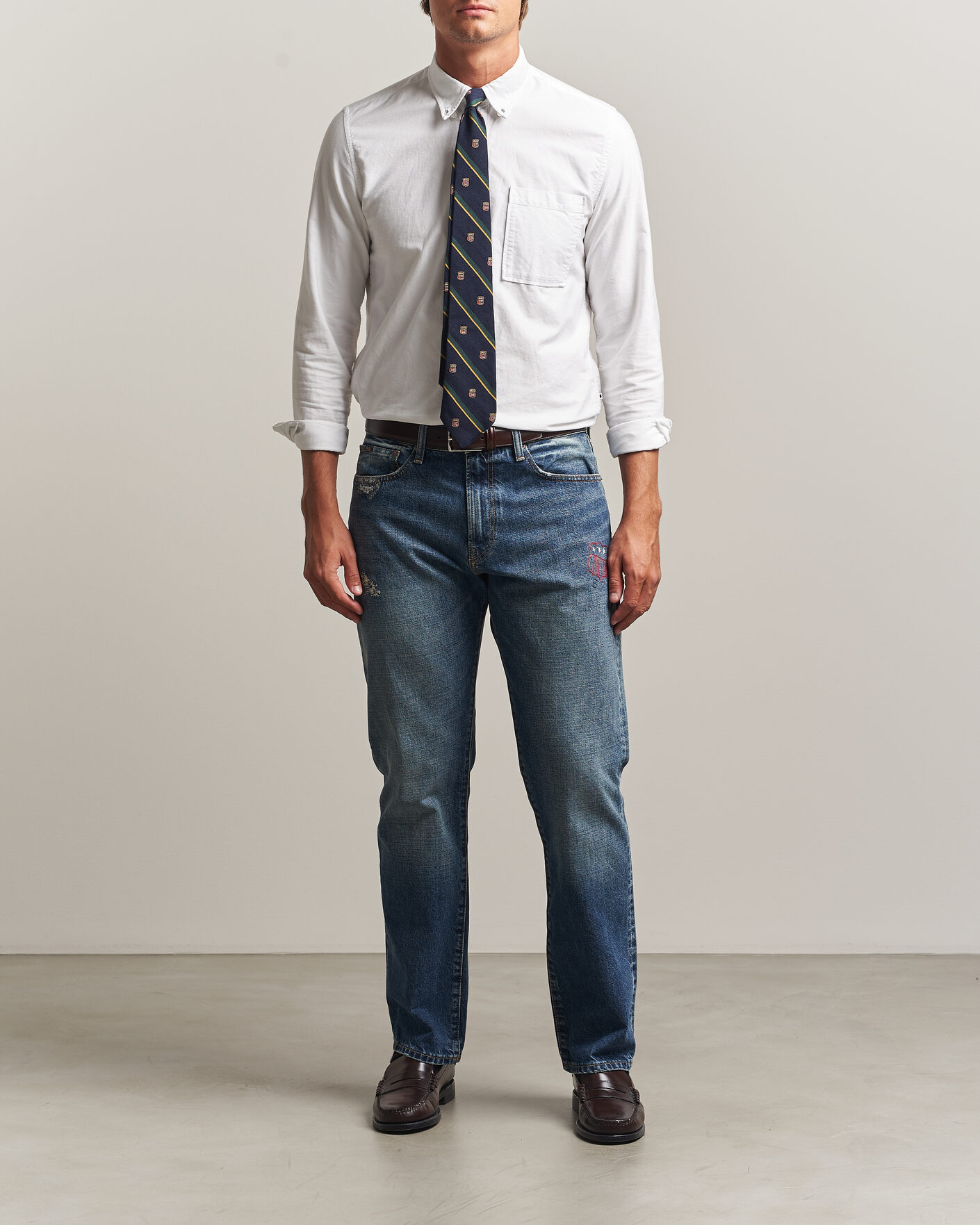 Heren | Jeans | Polo Ralph Lauren | Straight Fit Rigid Denim Jeans Rhinebeck