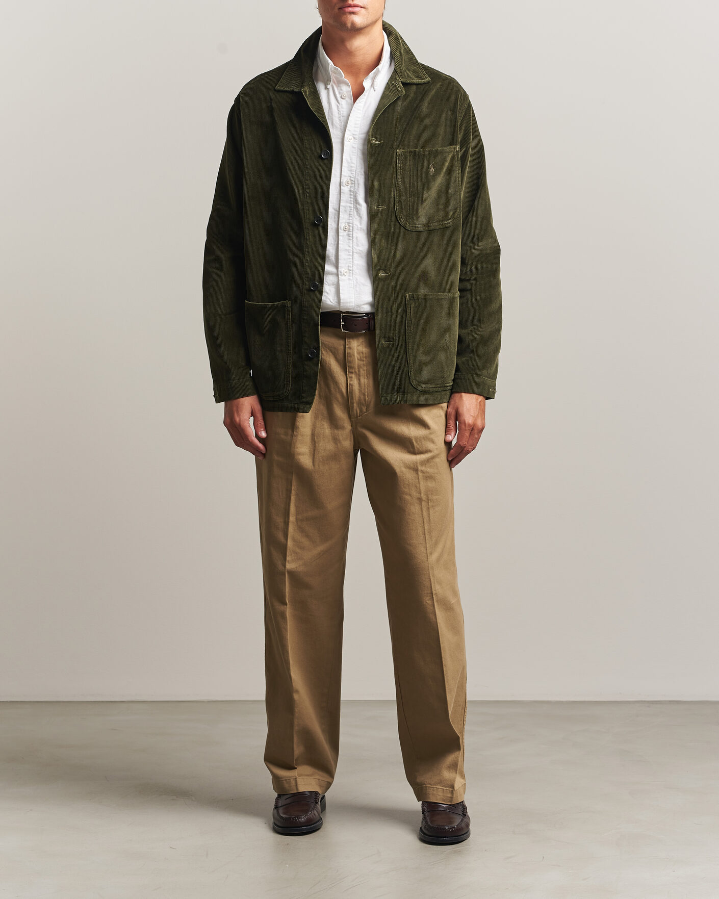 Heren | Overhemden | Polo Ralph Lauren | Corduroy Overshirt Company Olive