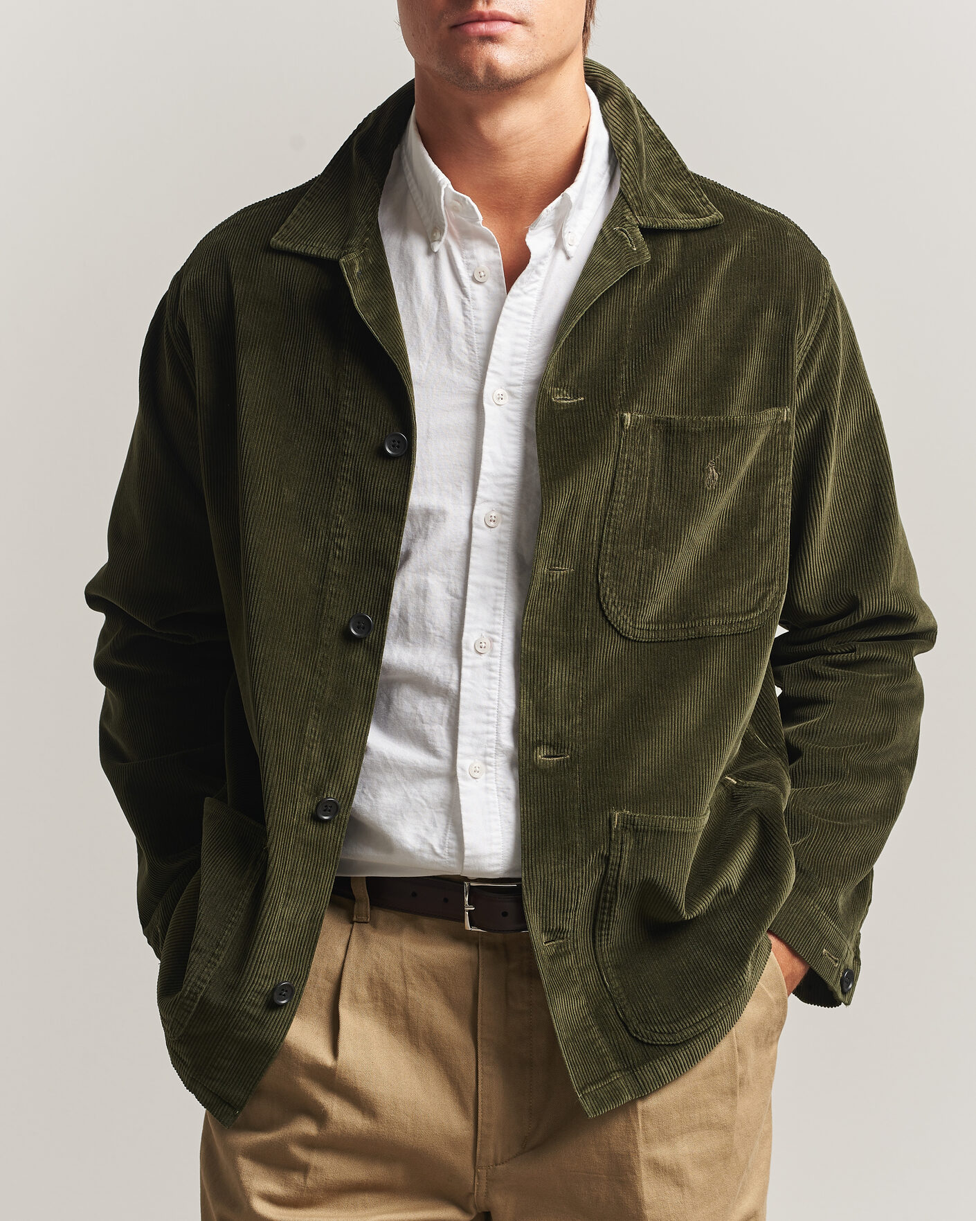 Heren | Overhemden | Polo Ralph Lauren | Corduroy Overshirt Company Olive