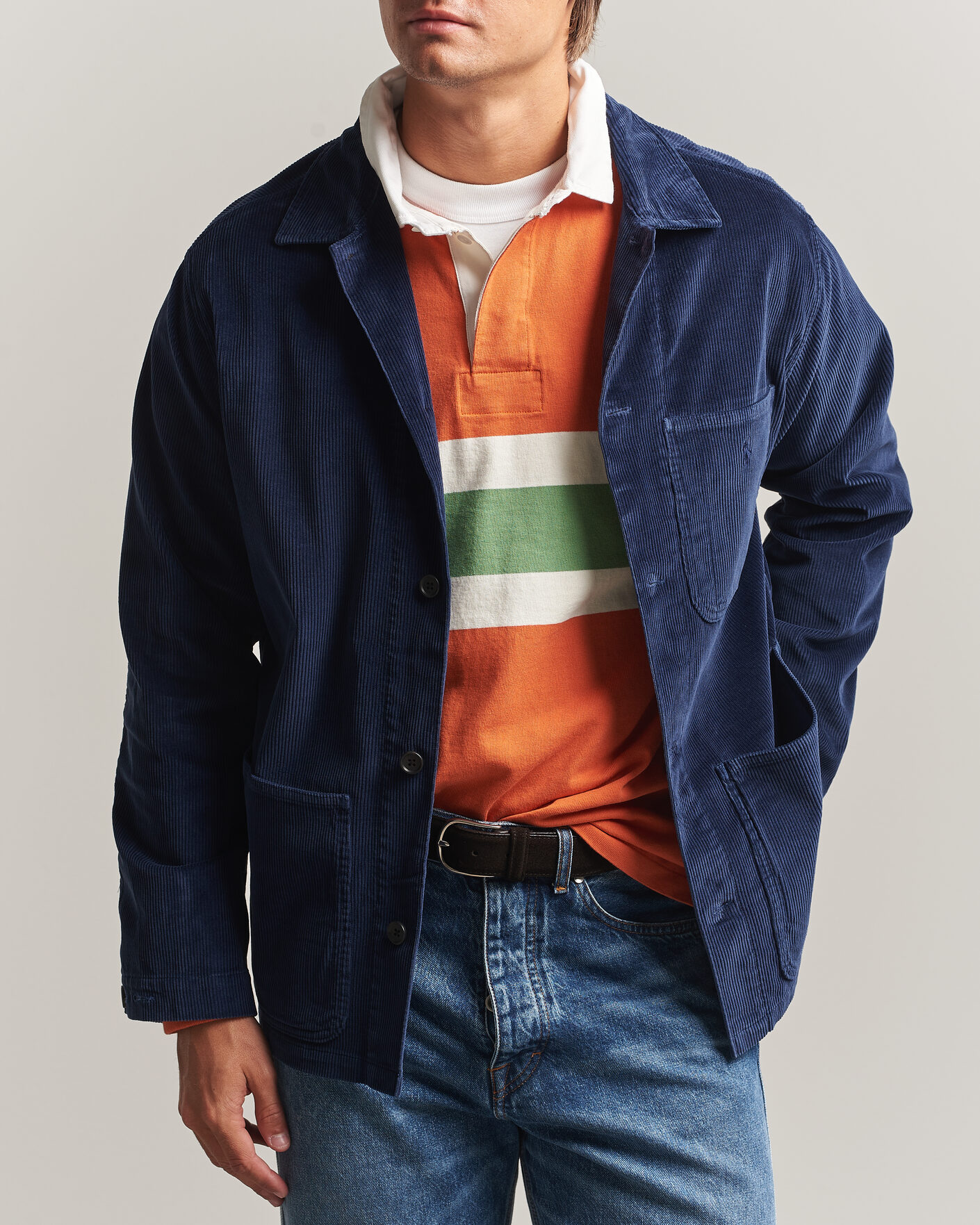 Heren | Overhemden | Polo Ralph Lauren | Corduroy Overshirt Newport Navy