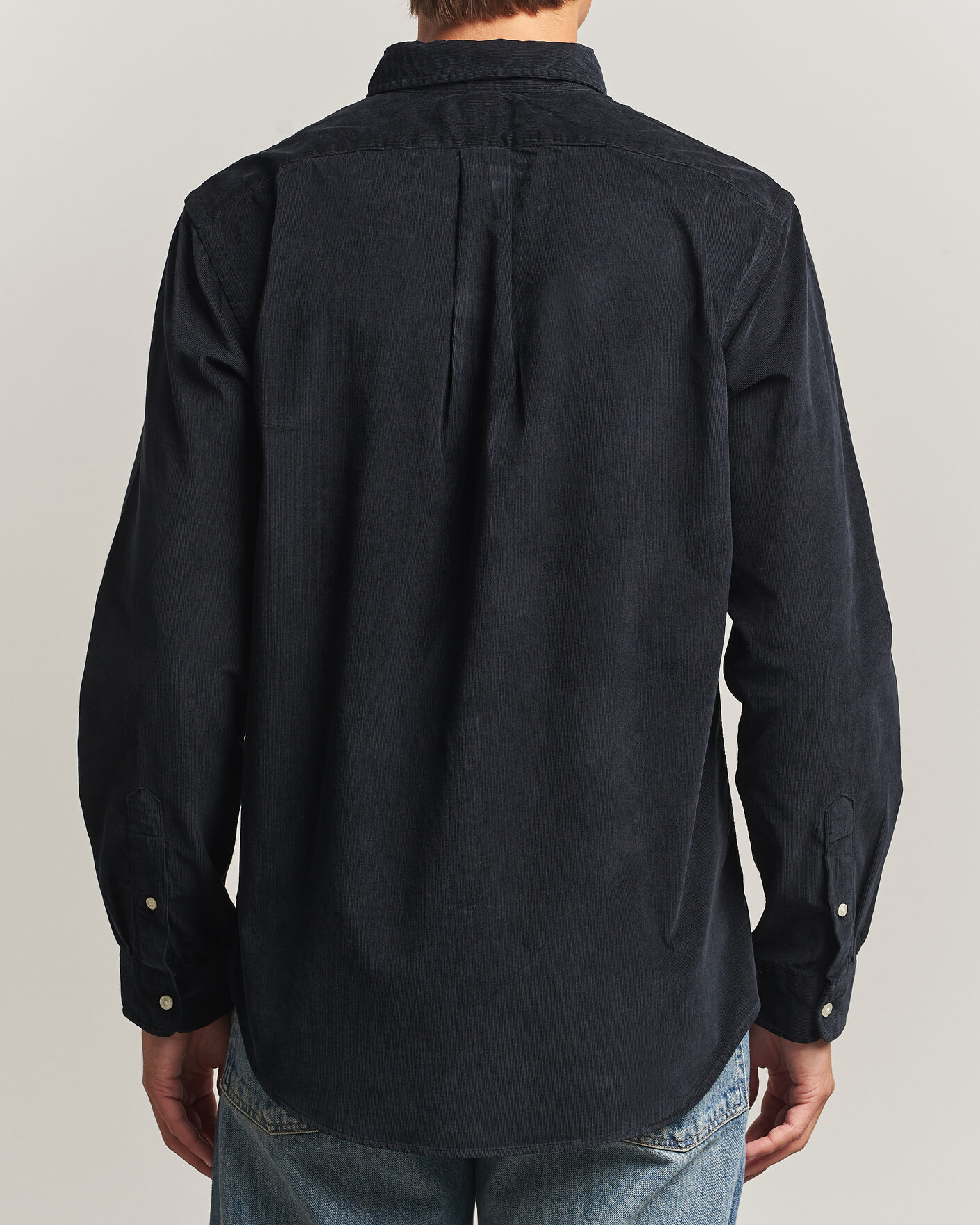 Heren | Overhemden | Polo Ralph Lauren | Custom Fit BD Corduroy Shirt Polo Black
