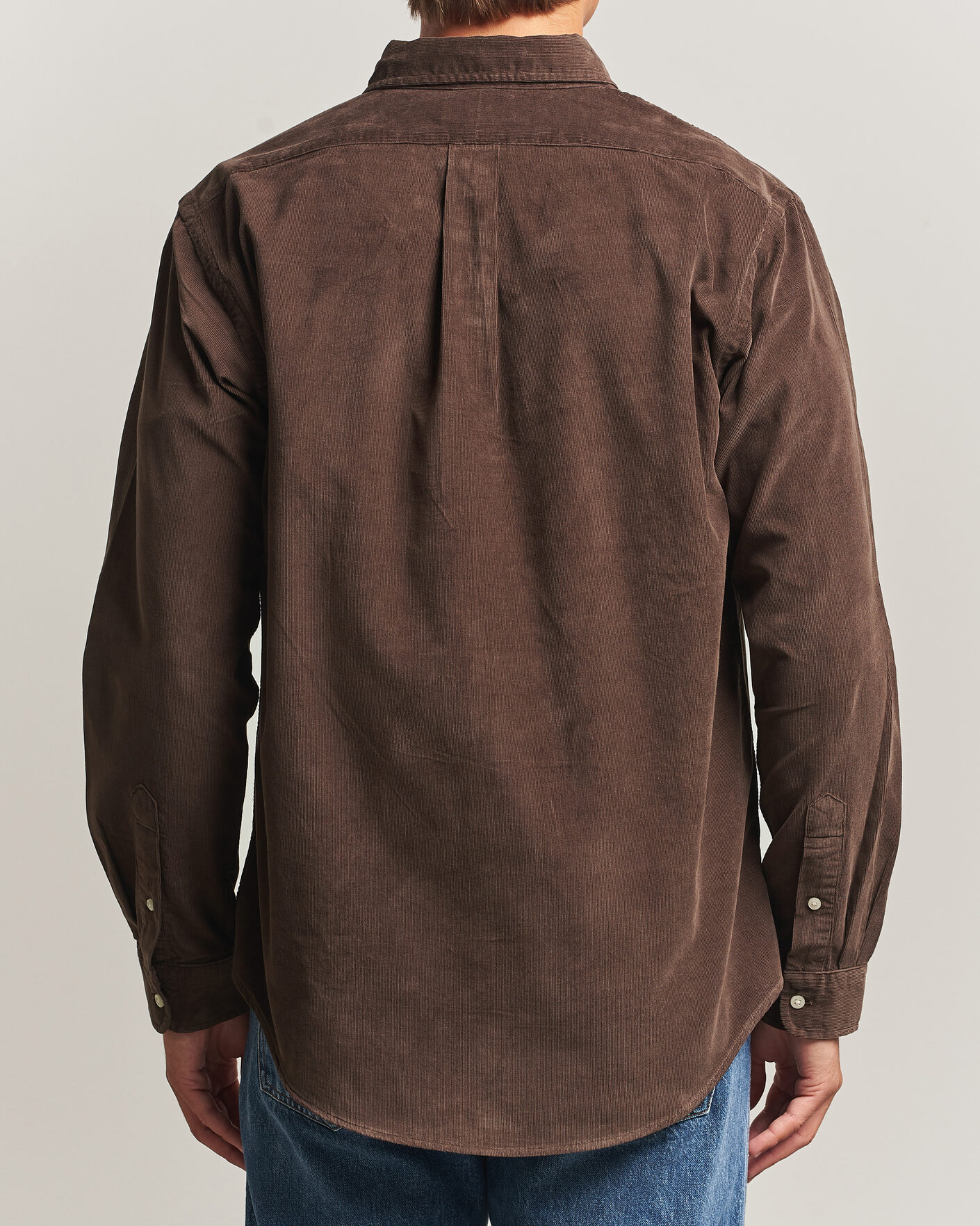 Heren | Overhemden | Polo Ralph Lauren | Custom Fit BD Corduroy Shirt Nutmeg Brown