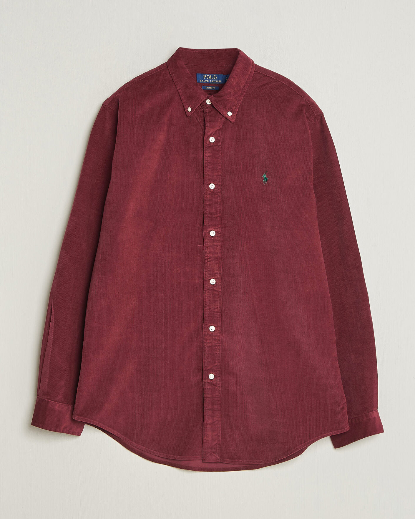 Heren | Overhemden | Polo Ralph Lauren | Custom Fit BD Corduroy Shirt Classic Wine