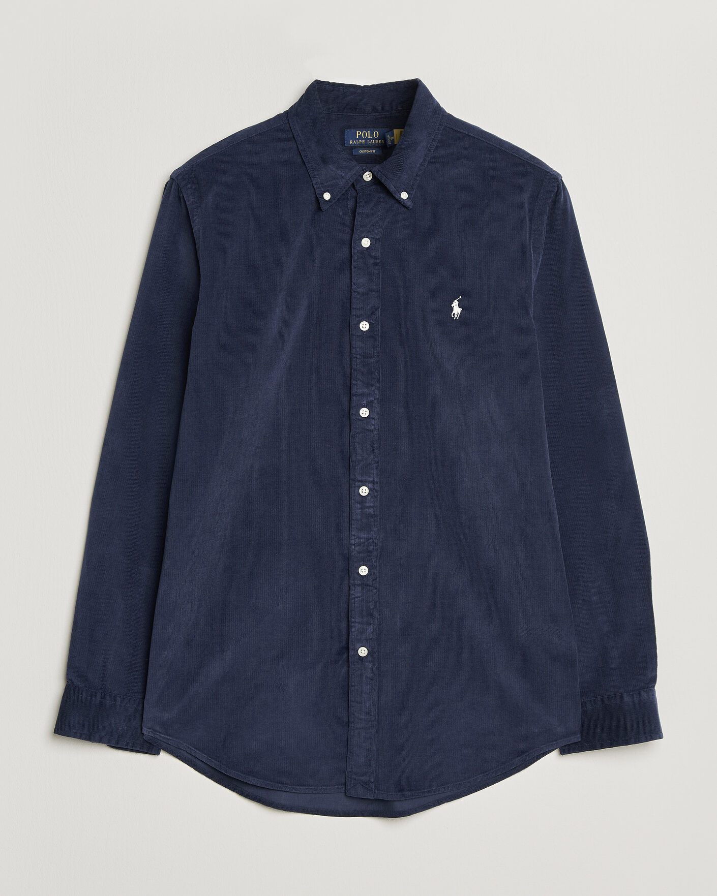 Heren | Overhemden | Polo Ralph Lauren | Custom Fit BD Corduroy Shirt Newport Navy