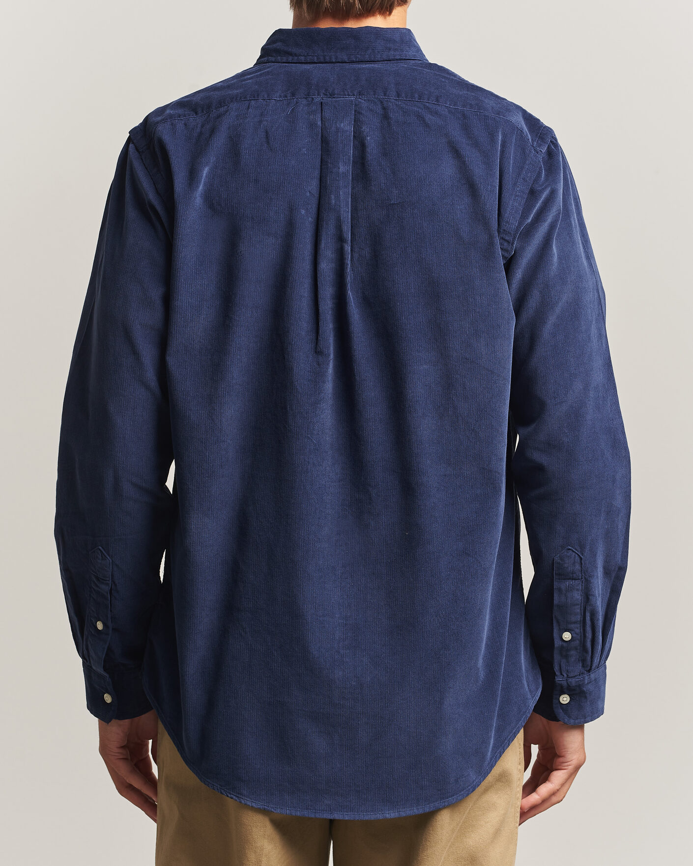 Heren | Overhemden | Polo Ralph Lauren | Custom Fit BD Corduroy Shirt Newport Navy