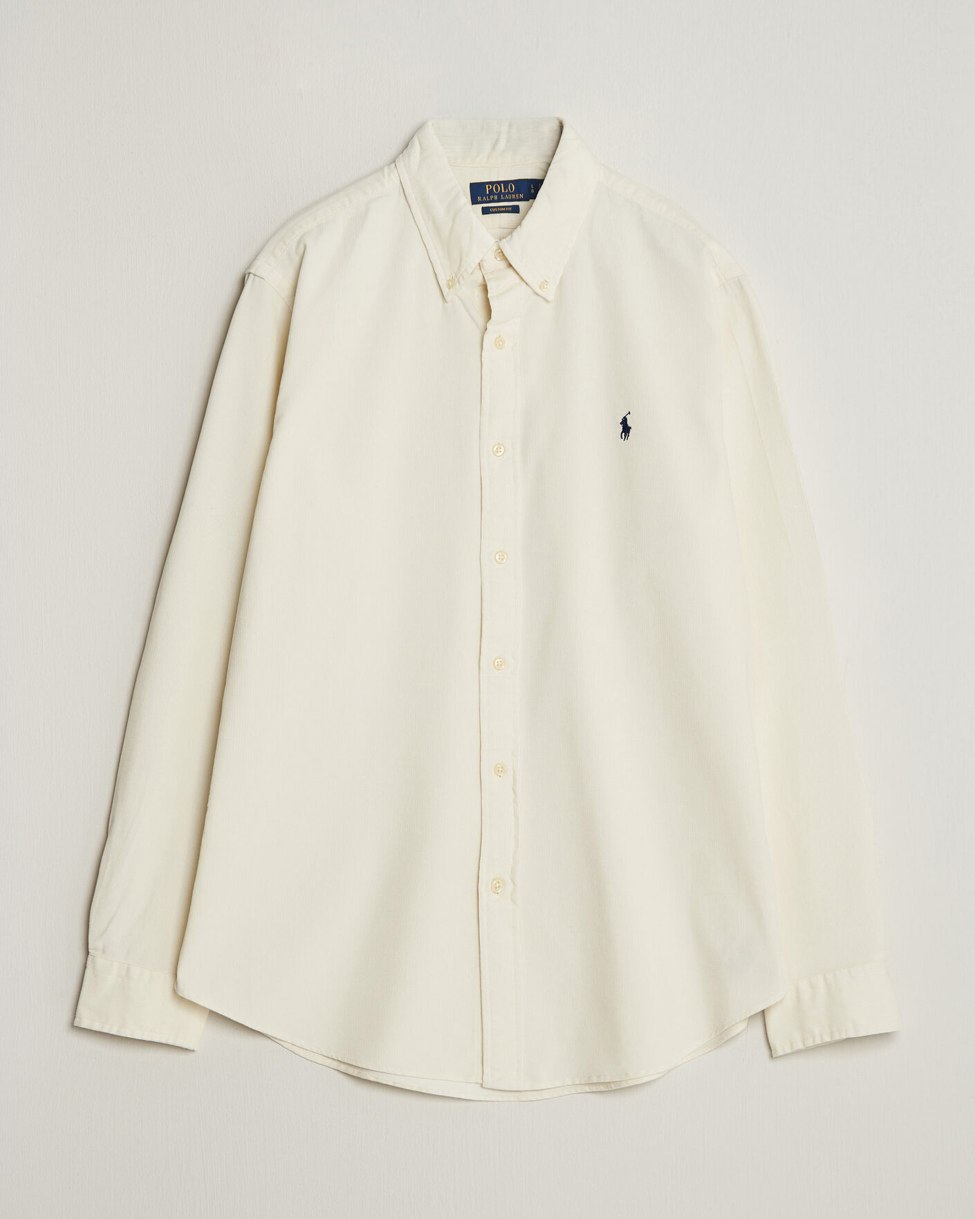 Heren | Overhemden | Polo Ralph Lauren | Custom Fit BD Corduroy Shirt Clubhouse Cream