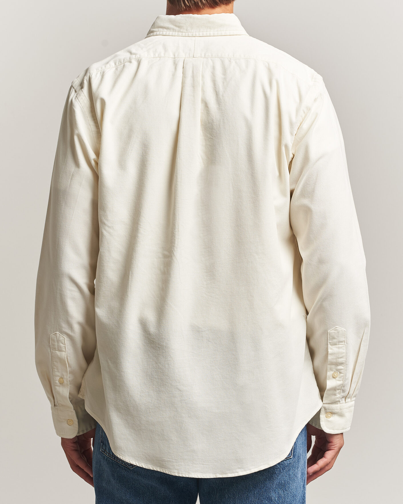 Heren | Overhemden | Polo Ralph Lauren | Custom Fit BD Corduroy Shirt Clubhouse Cream