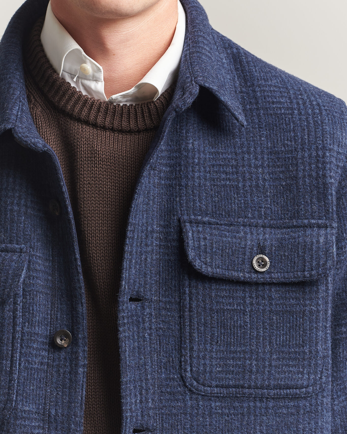 Heren | Overhemden | Polo Ralph Lauren | Hudson Brushed Shirt Navy