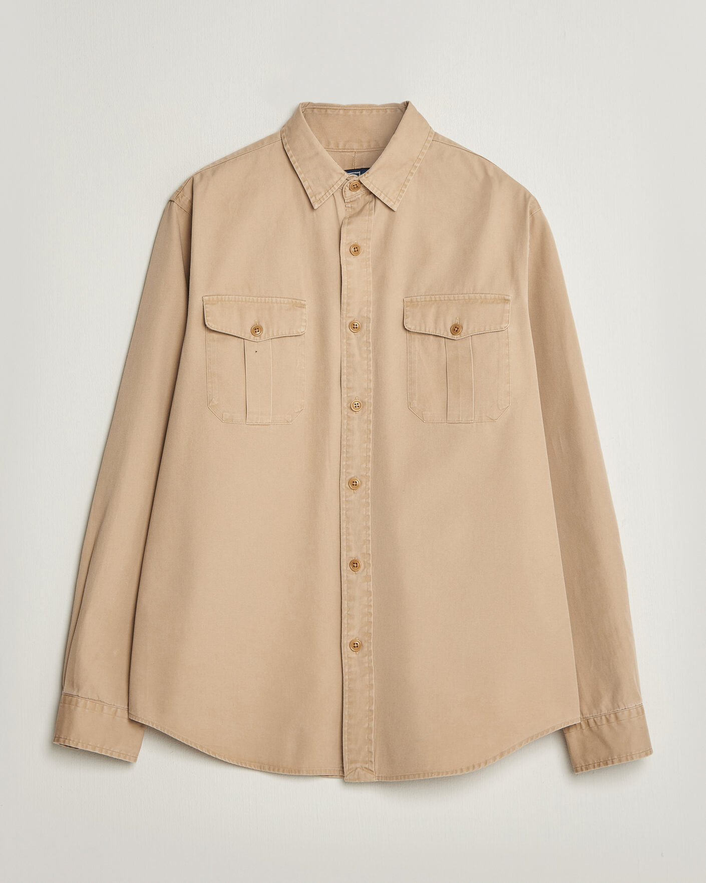 Heren | Overhemden | Polo Ralph Lauren | Litchfield Washed Chino Overshirt Vintage Khaki