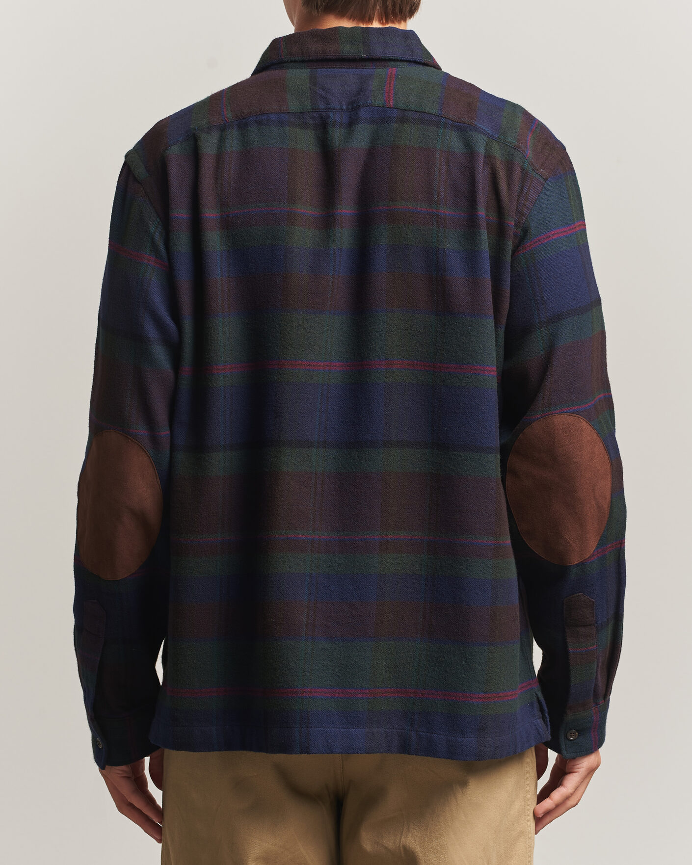 Heren | Overhemden | Polo Ralph Lauren | Hudson Ranch Checked Overshirt Olive Royal