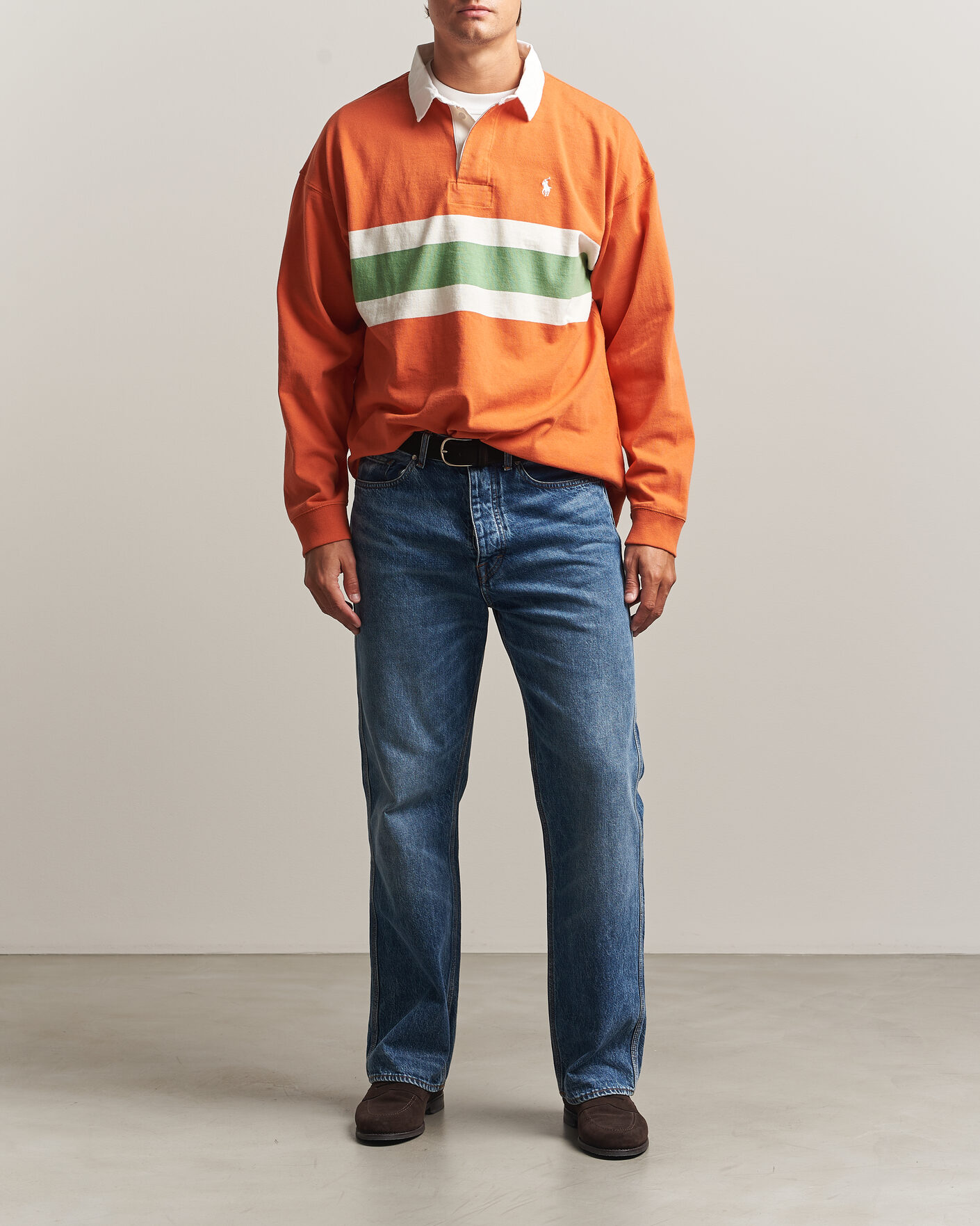 Heren | Truien | Polo Ralph Lauren | Knitted Jersey Rugby Shirt Solar Sky Multi