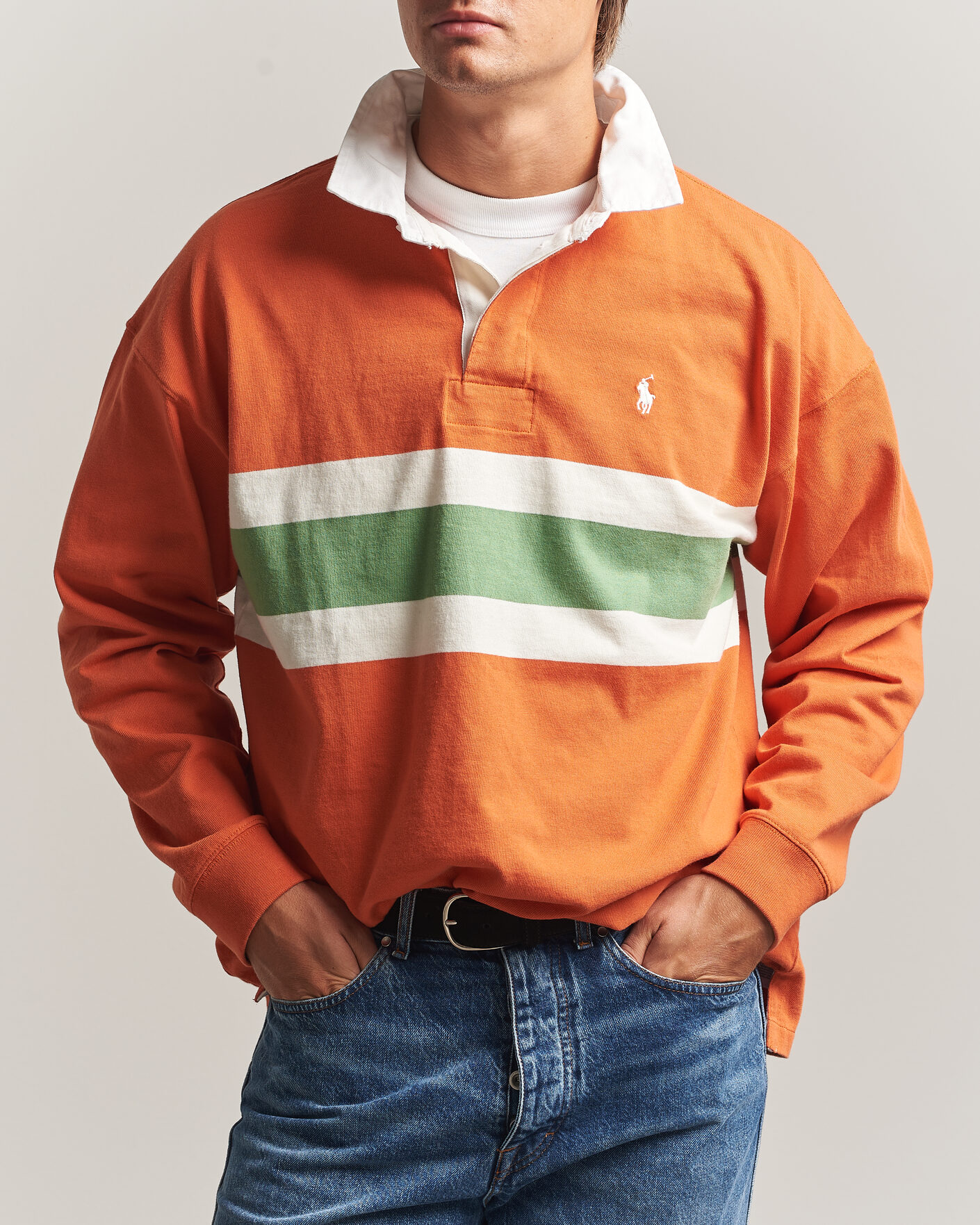 Heren | Truien | Polo Ralph Lauren | Knitted Jersey Rugby Shirt Solar Sky Multi