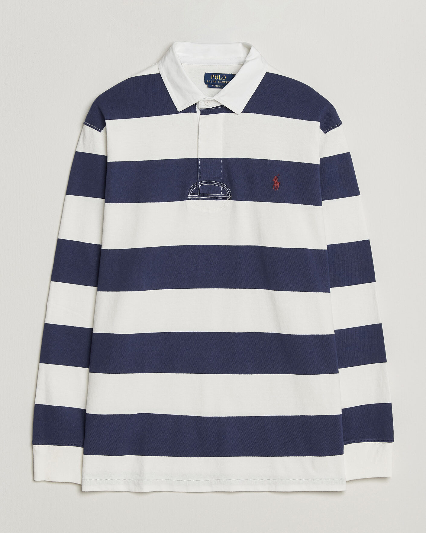 Heren | Truien | Polo Ralph Lauren | Striped Jersey Rugger Cream/Navy