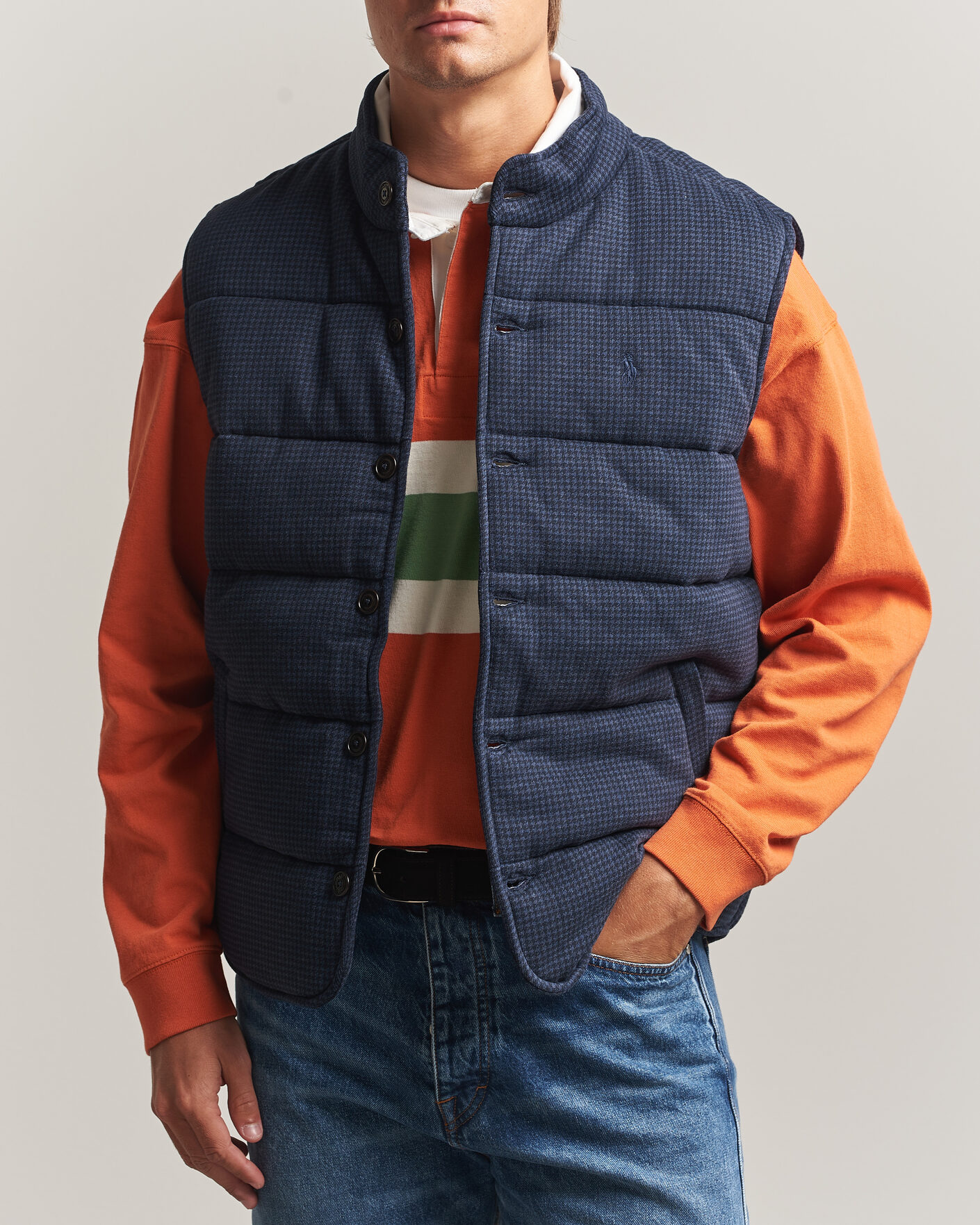 Heren | Truien | Polo Ralph Lauren | Double Knitted Jaquard Vest Navy