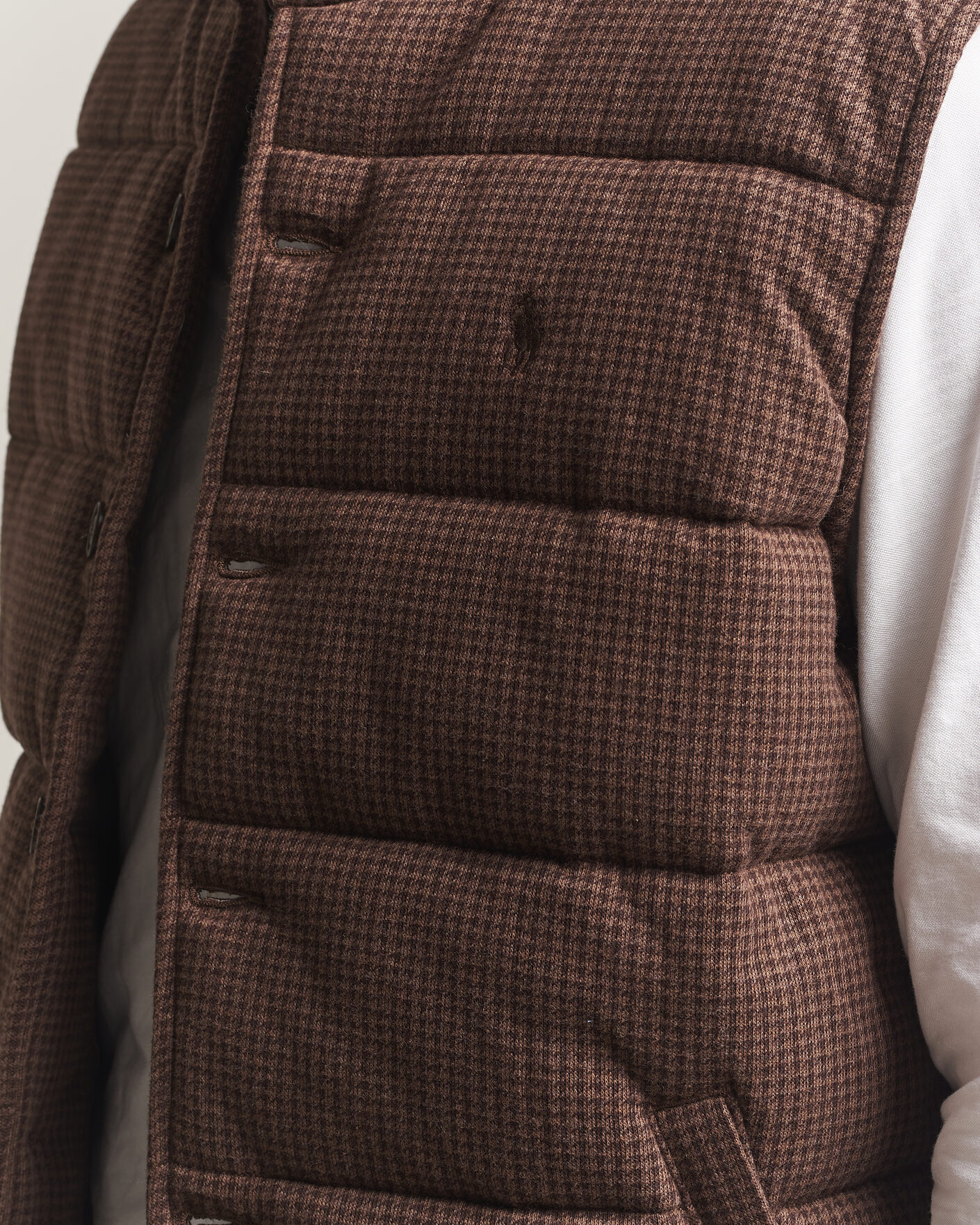 Heren | Truien | Polo Ralph Lauren | Double Knitted Jaquard Vest Nutmeg Brown