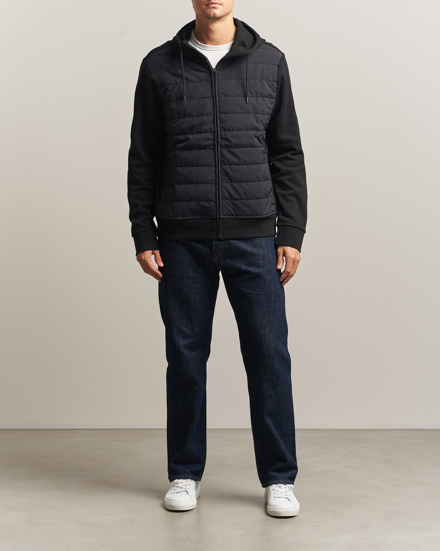 Heren | Truien | Polo Ralph Lauren | Double Knitted Jaquard Full Zip Hoodie Polo Black