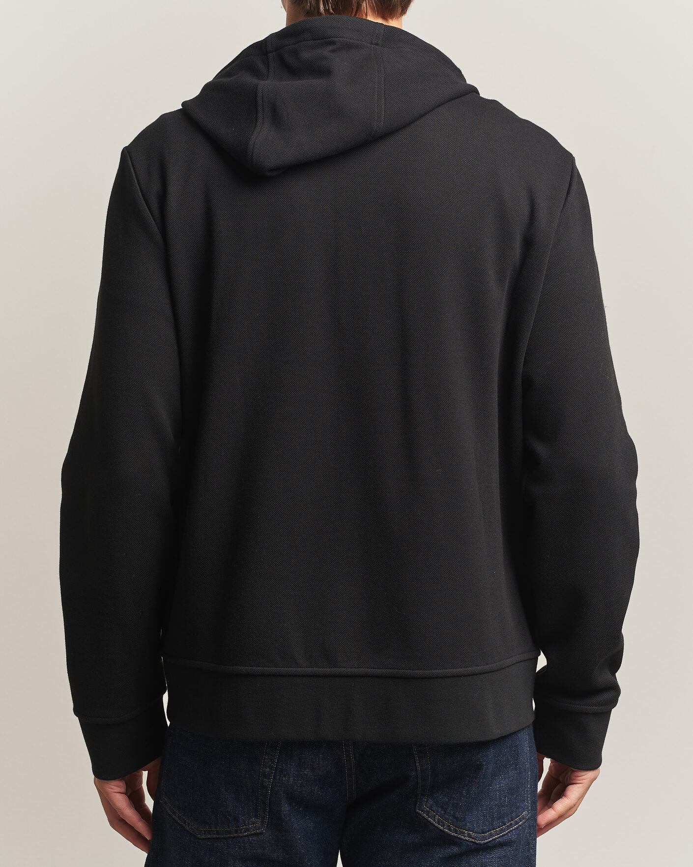 Heren | Truien | Polo Ralph Lauren | Double Knitted Jaquard Full Zip Hoodie Polo Black
