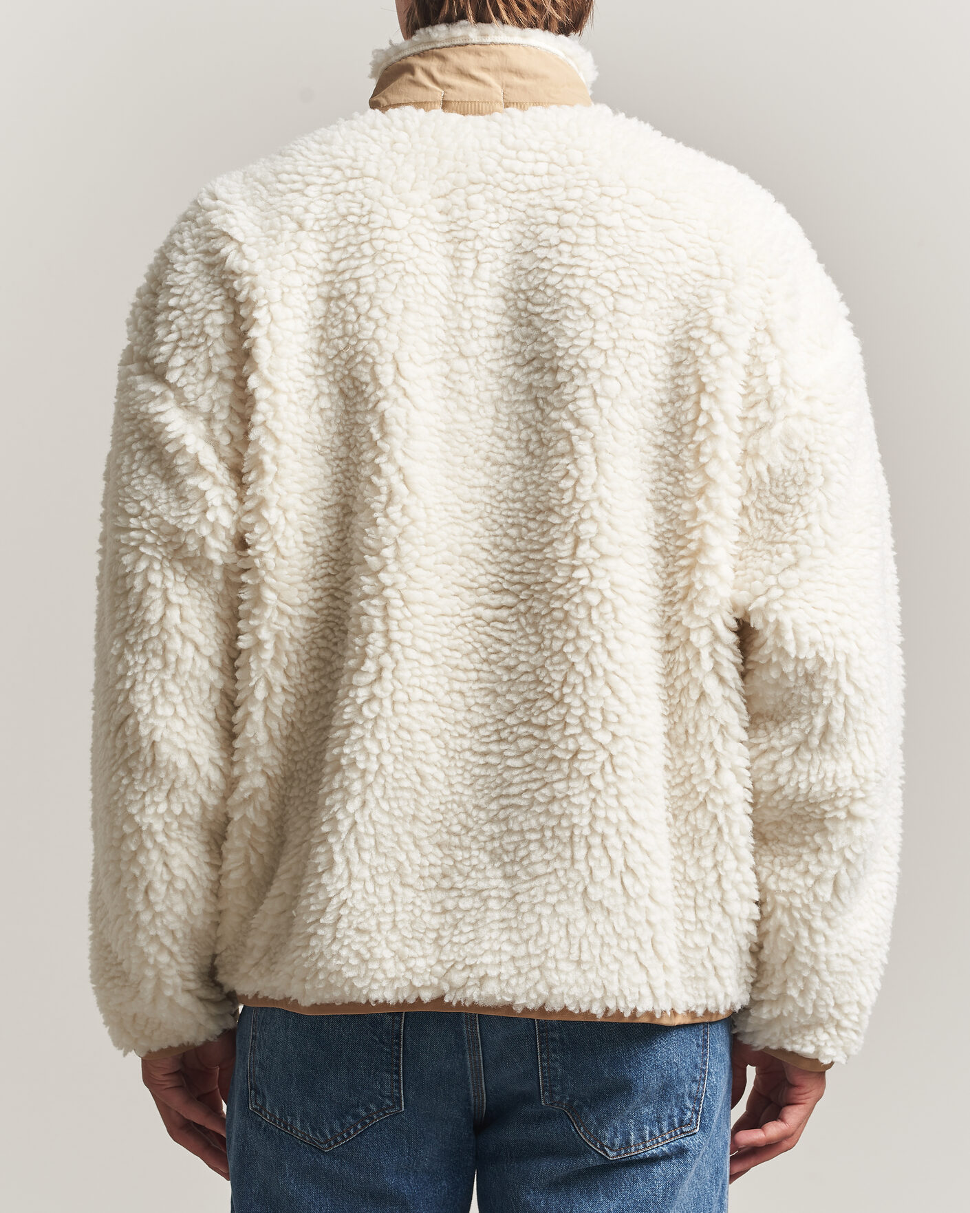 Heren | Truien | Polo Ralph Lauren | Shaggy Hi Pile Full Zip Clubhouse Cream