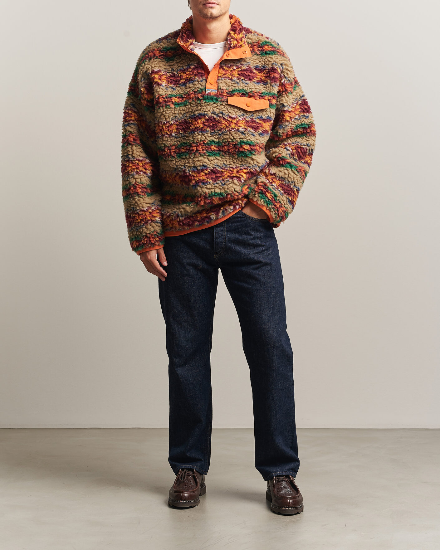 Heren | Truien | Polo Ralph Lauren | Shaggy Hi Pile Red Rock Fairisle
