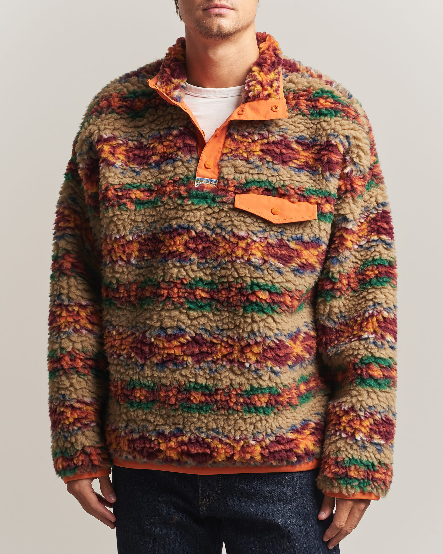 Heren | Truien | Polo Ralph Lauren | Shaggy Hi Pile Red Rock Fairisle