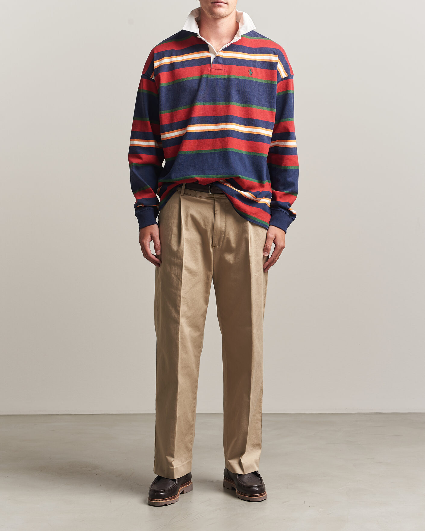 Heren | Truien | Polo Ralph Lauren | Knitted Rugby Pullover Newport Navy Multi