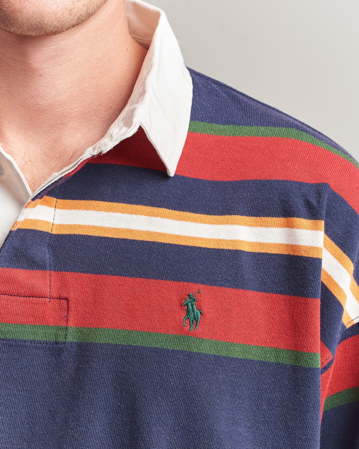 Heren | Truien | Polo Ralph Lauren | Knitted Rugby Pullover Newport Navy Multi