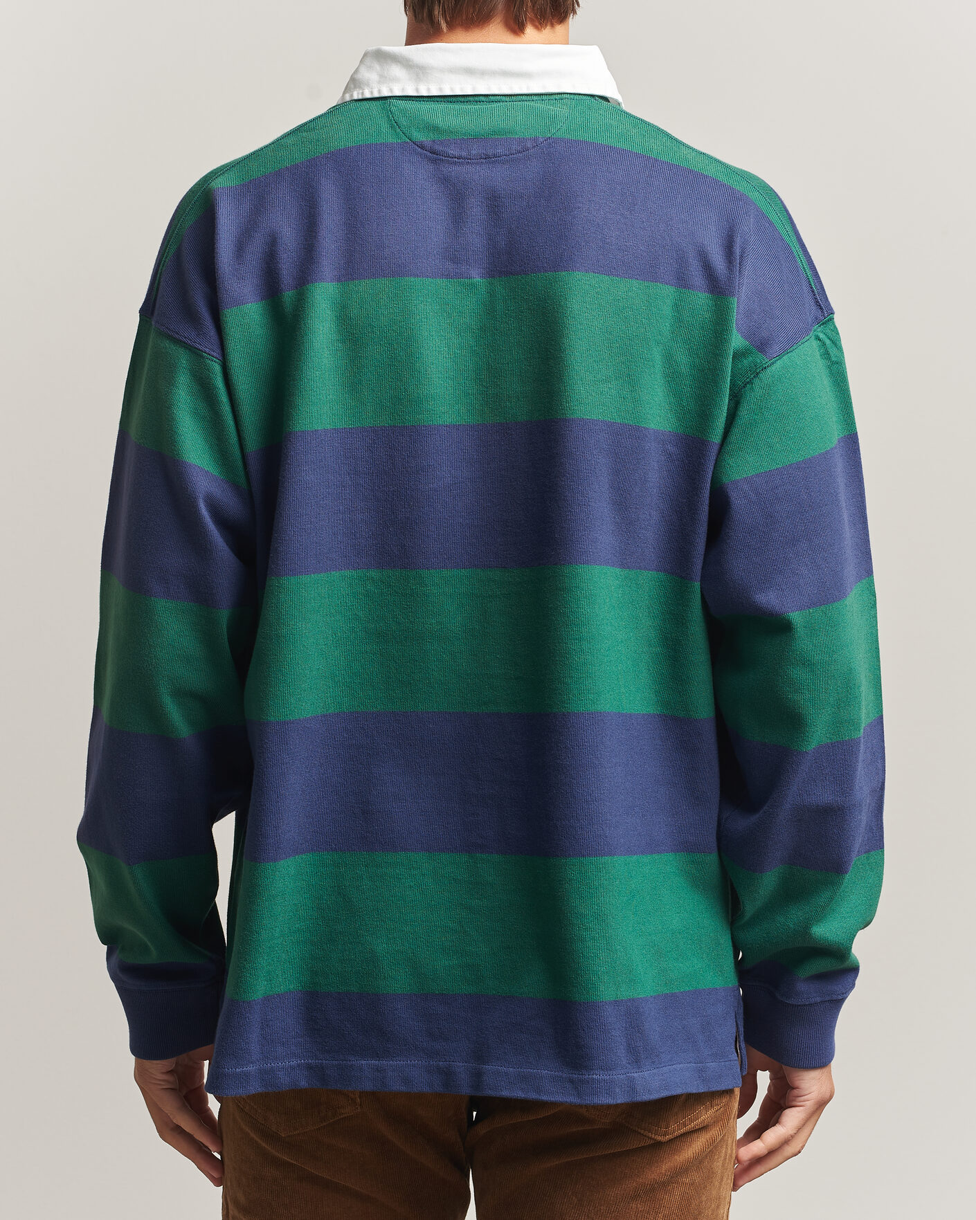 Heren | Truien | Polo Ralph Lauren | Jersey Knitted Rugby Pullover Green/Cobolt