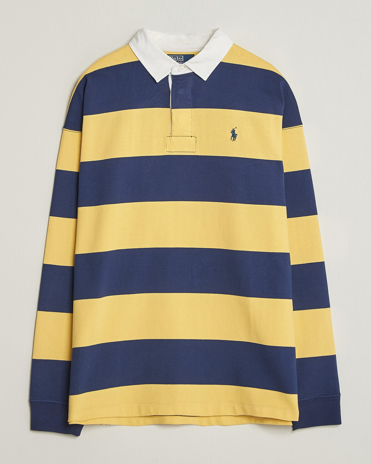 Heren | Truien | Polo Ralph Lauren | Jersey Knitted Rugby Pullover Yellow/Cobolt