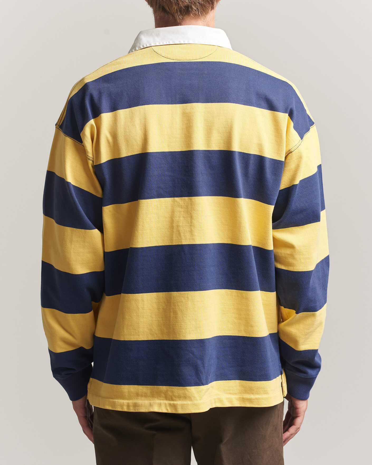 Heren | Truien | Polo Ralph Lauren | Jersey Knitted Rugby Pullover Yellow/Cobolt