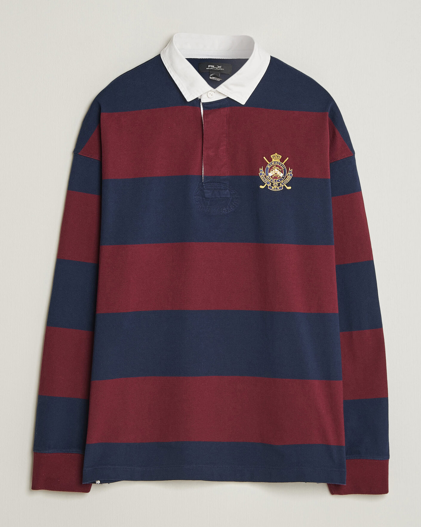 Heren | Truien | RLX Ralph Lauren | Polo Ralph Lauren Rugby Long Sleeve Jersey Polo Classic Wine/Navy