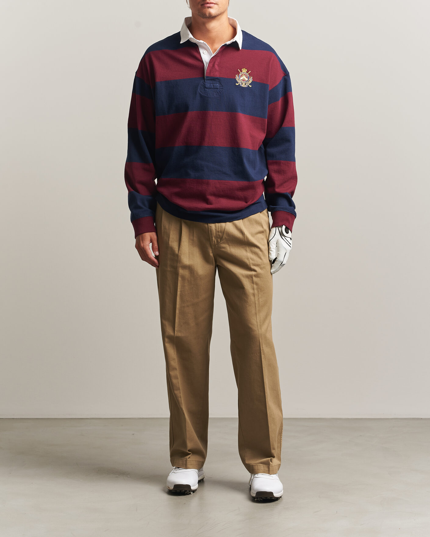 Heren | Truien | RLX Ralph Lauren | Polo Ralph Lauren Rugby Long Sleeve Jersey Polo Classic Wine/Navy