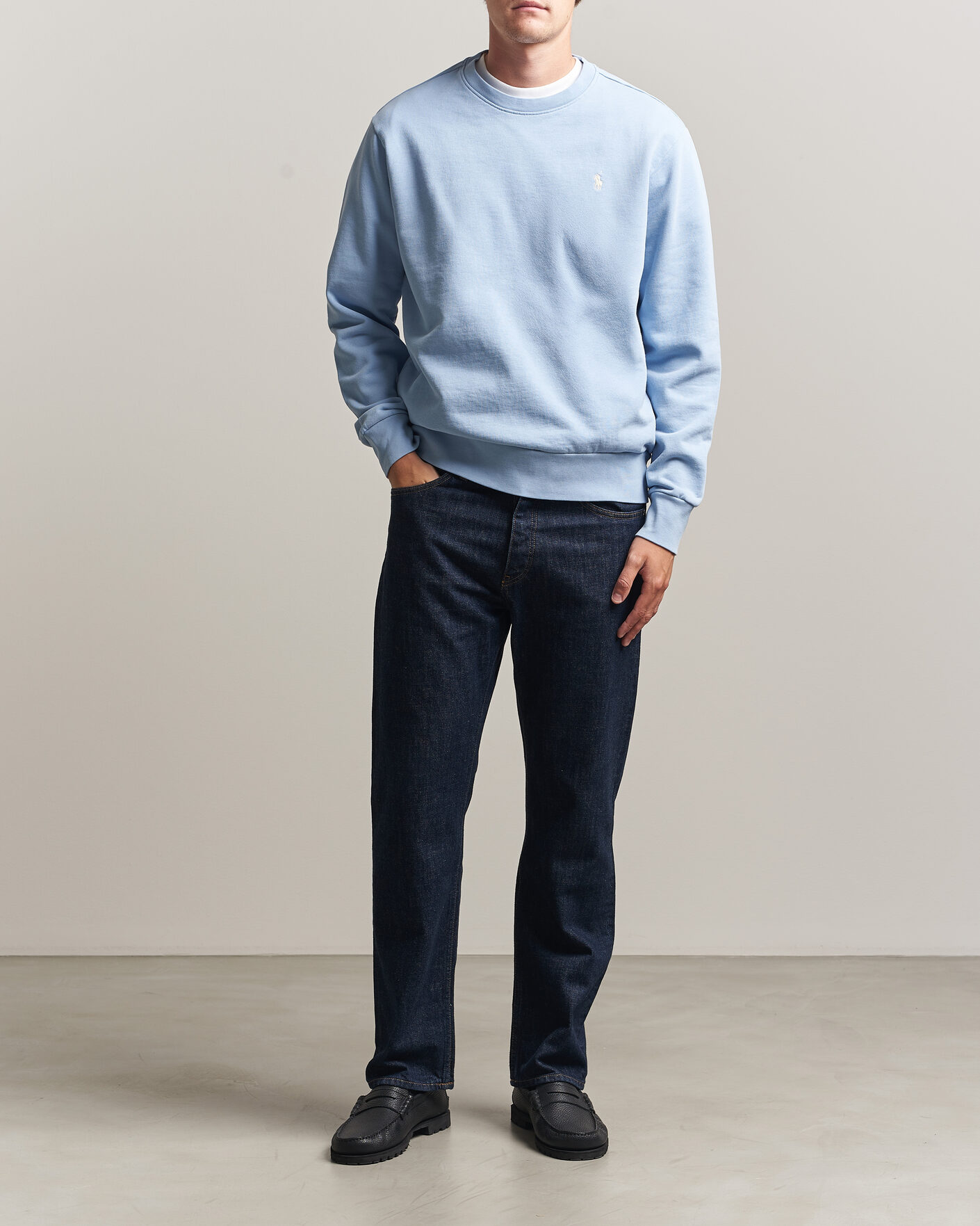 Heren | Truien | Polo Ralph Lauren | Loopback Terry Sweatshirt Chambray Blue