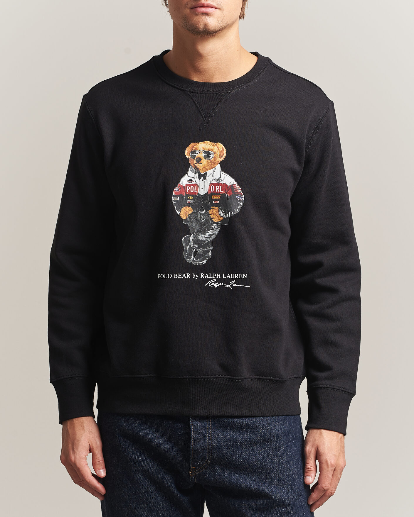 Heren | Truien | Polo Ralph Lauren | Fleece Bear Sweatshirt Polo Black