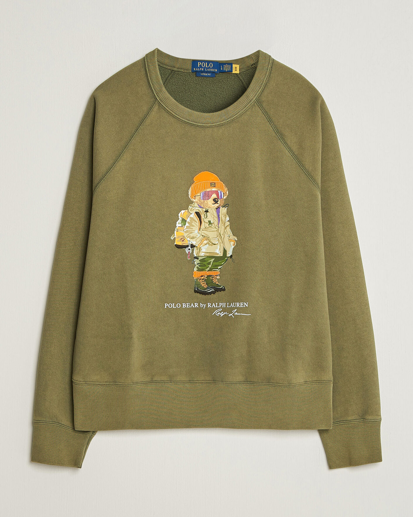 Heren | Truien | Polo Ralph Lauren | Fleece Bear Sweatshirt Cruise Olive