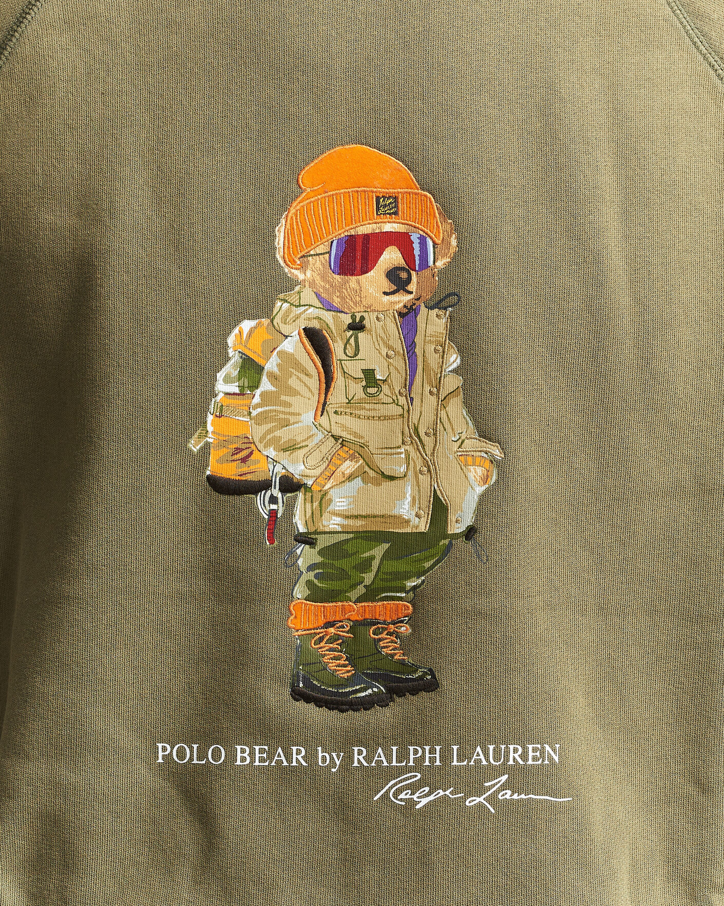 Heren | Truien | Polo Ralph Lauren | Fleece Bear Sweatshirt Cruise Olive