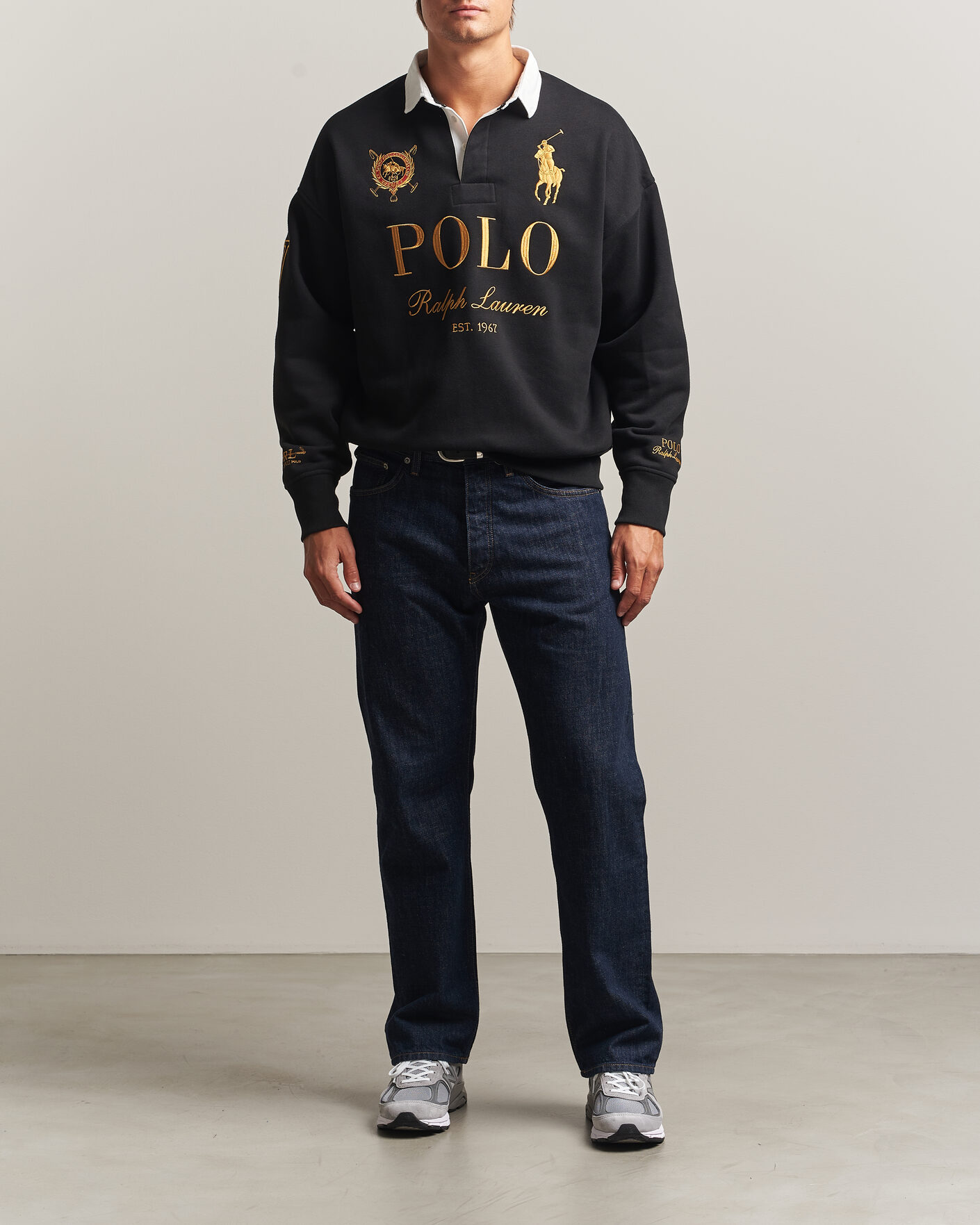 Heren | Truien | Polo Ralph Lauren | Magic Fleece Printed Sweatshirt Polo Black