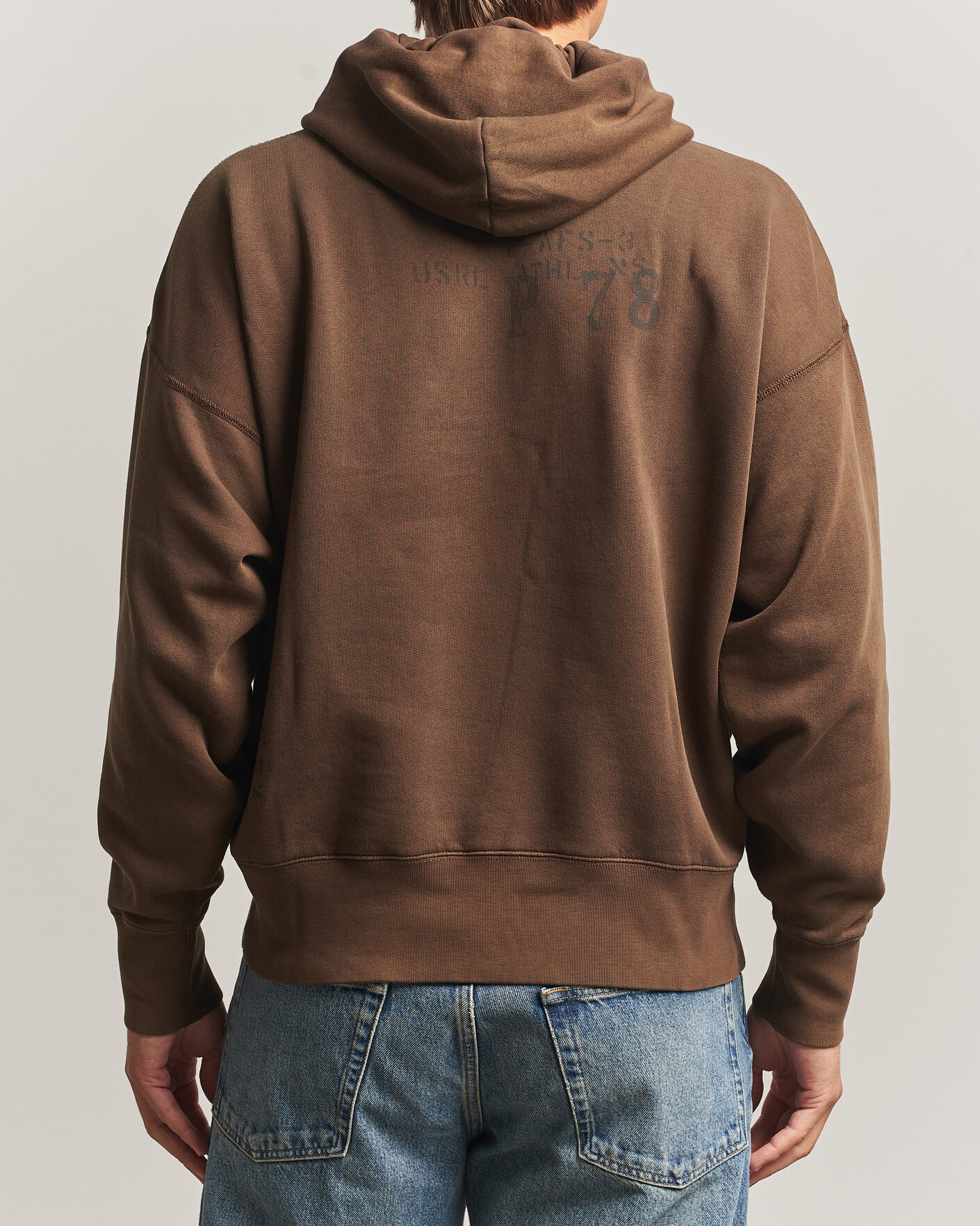Heren | Truien | Polo Ralph Lauren | Fleece Printed Hoodie Court Brown