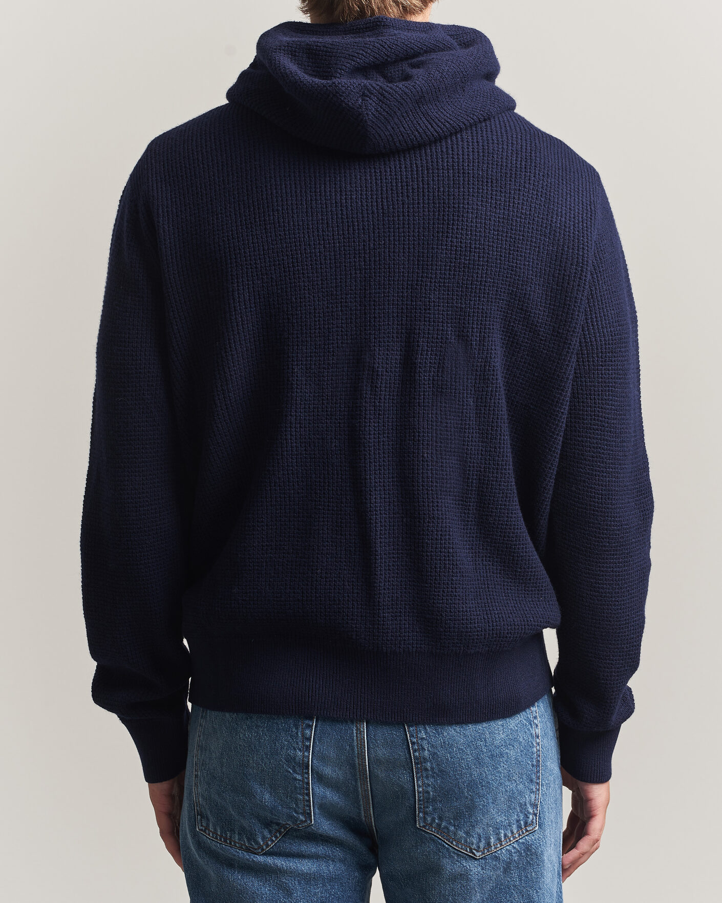 Heren | Truien | Polo Ralph Lauren | Cotton/Wool Full-Zip Hoodie Hunter Navy