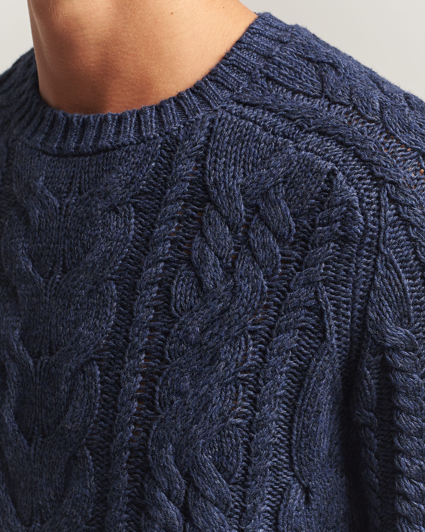 Heren | Truien | Polo Ralph Lauren | Cotton Marl Pullover Navy Combo